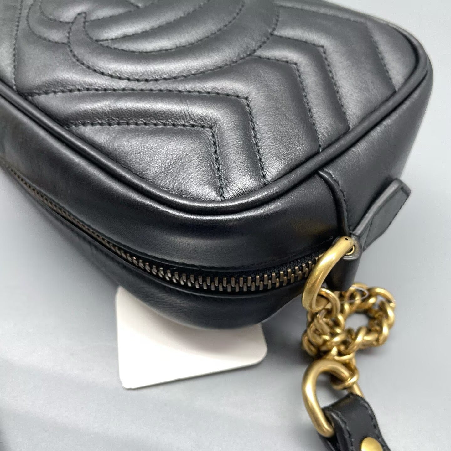 Gucci - Marmont Camera Bag - Leather - Black - (Small)