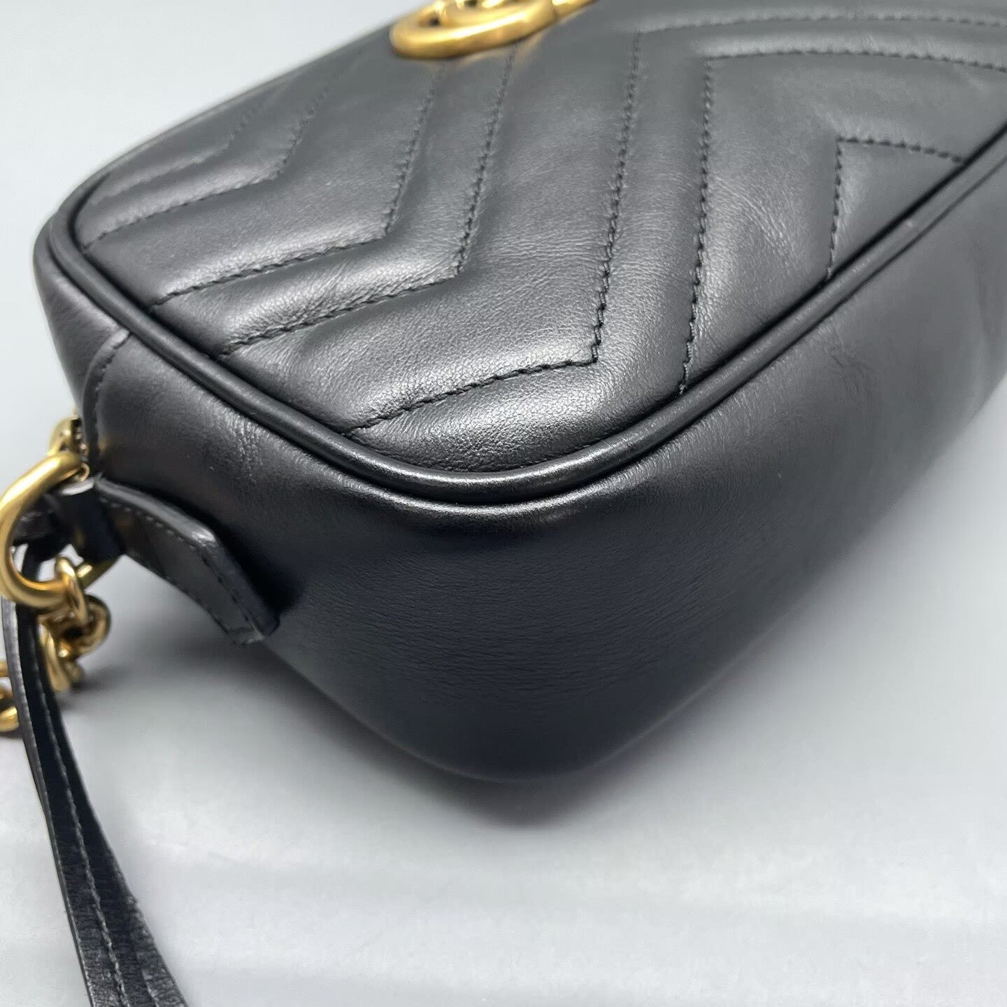 Gucci - Marmont Camera Bag - Leather - Black - (Small)