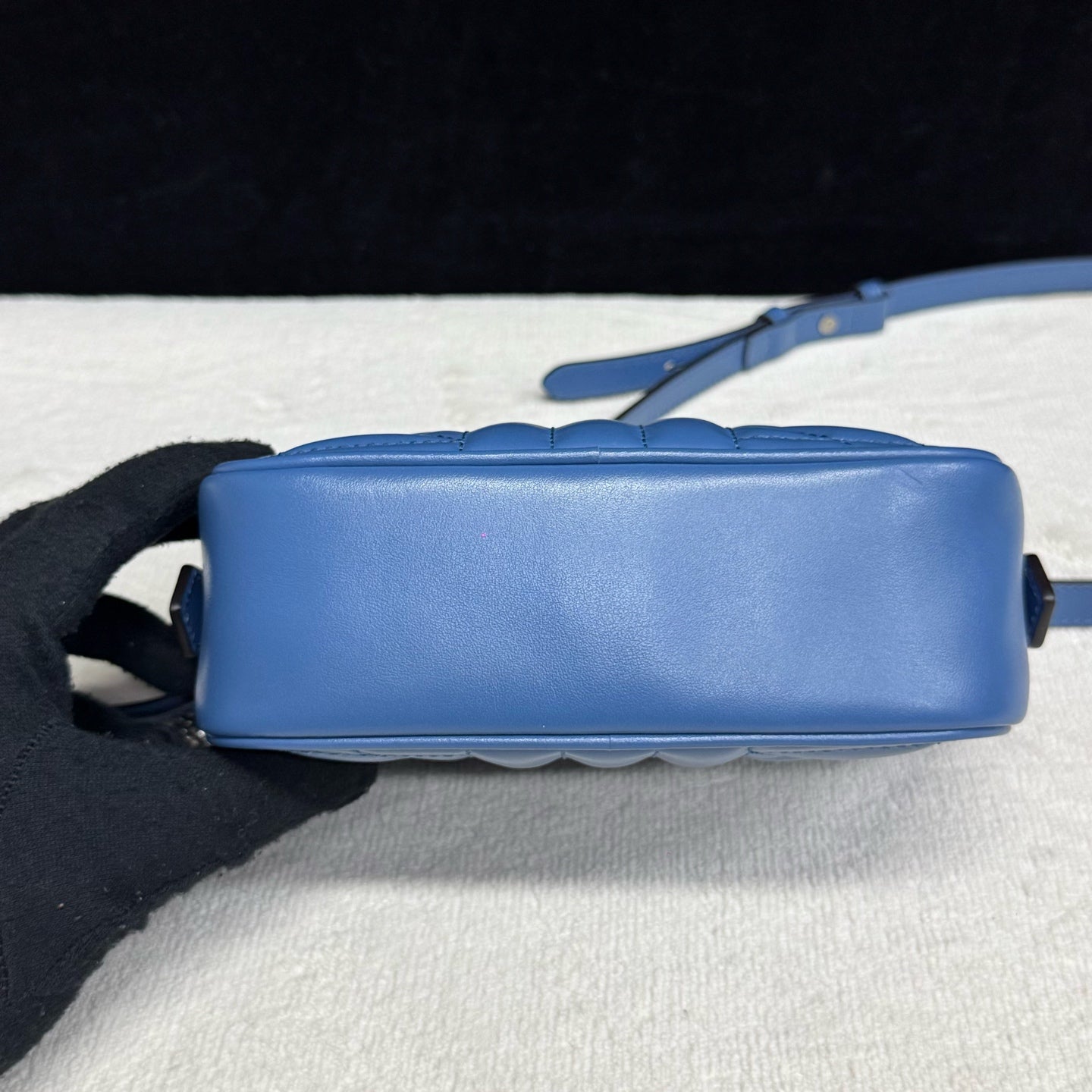 Gucci - Marmont Camera Bag - Leather - Blue - (mini)