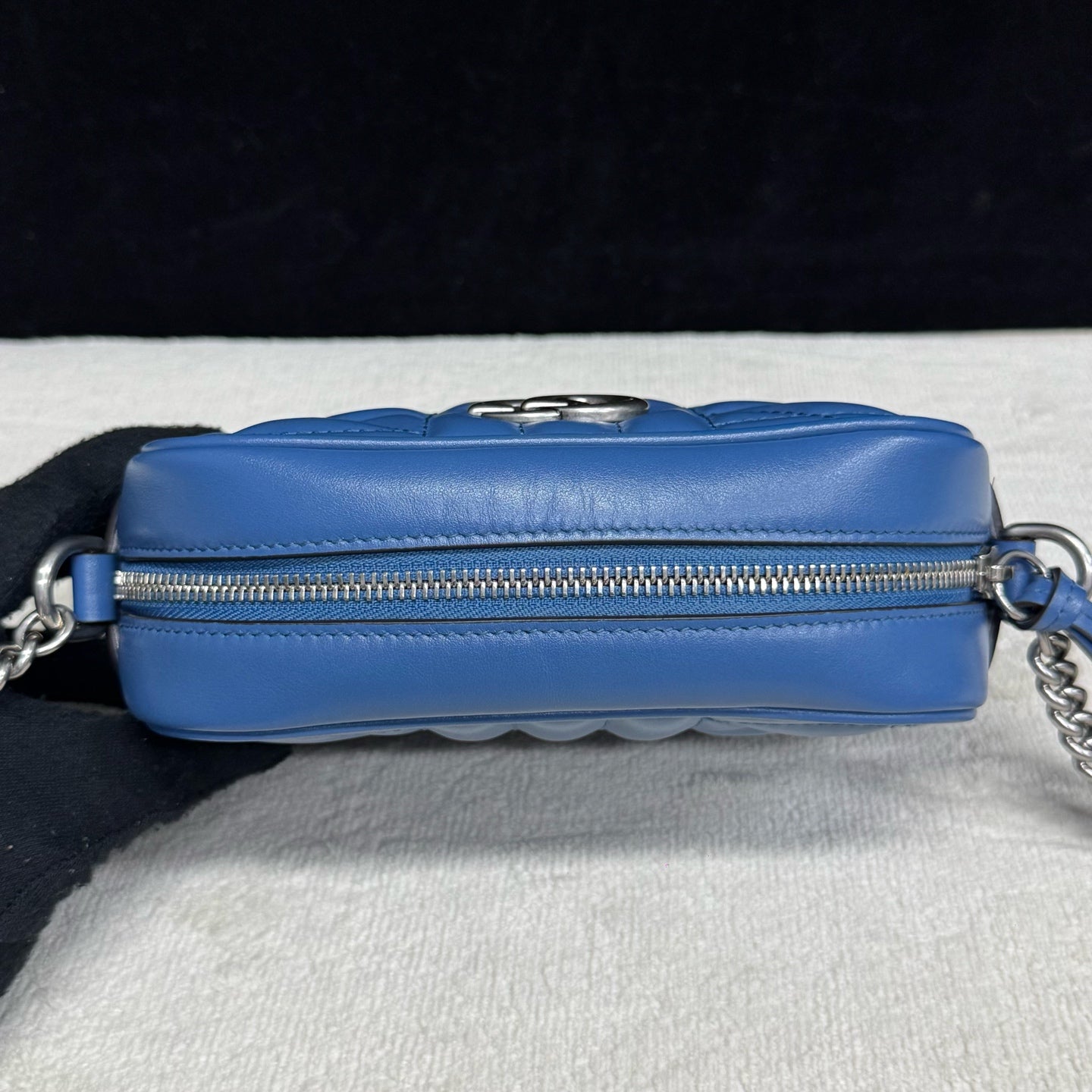 Gucci - Marmont Camera Bag - Leather - Blue - (mini)