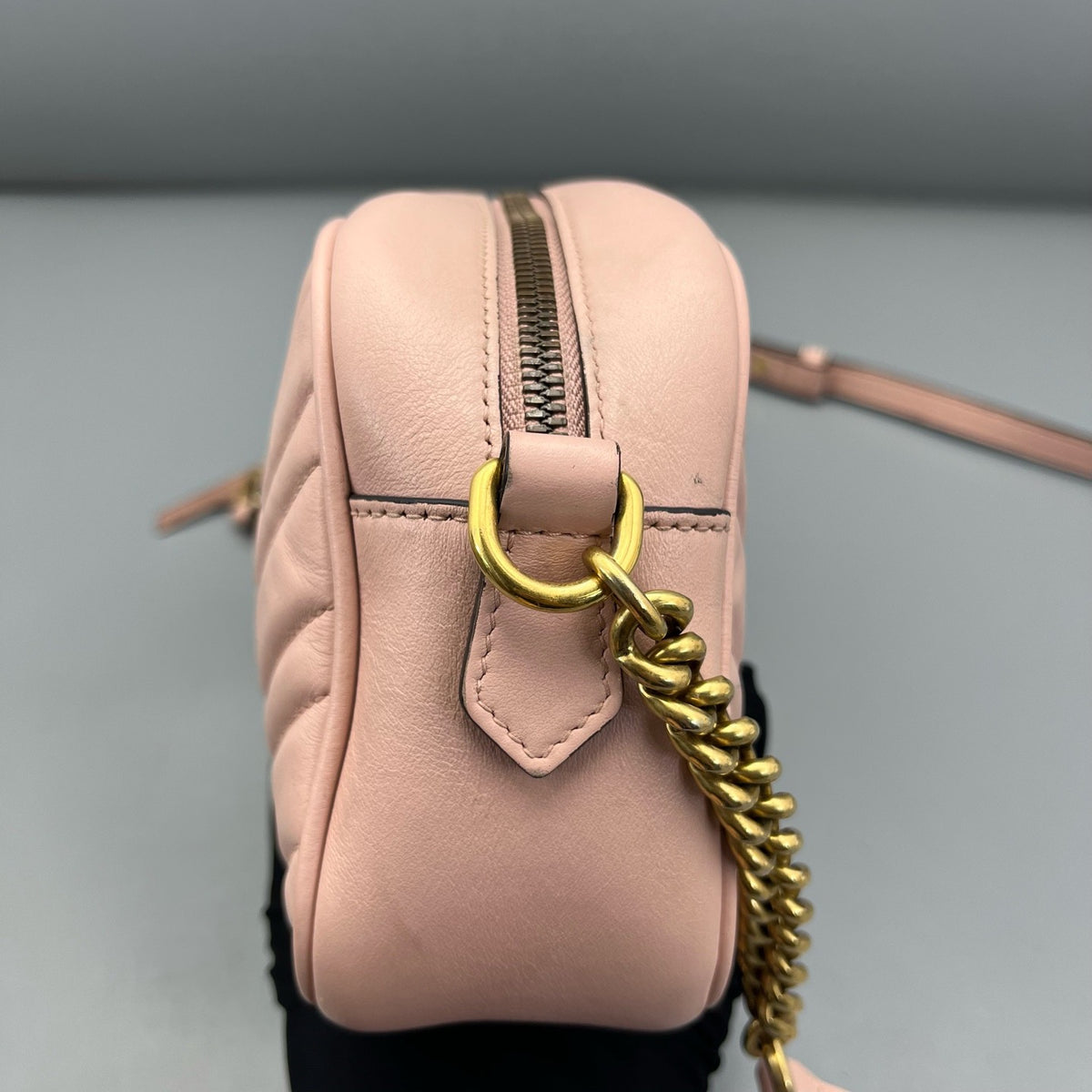Gucci - Marmont Camera Bag - Leather - Pink - (mini)