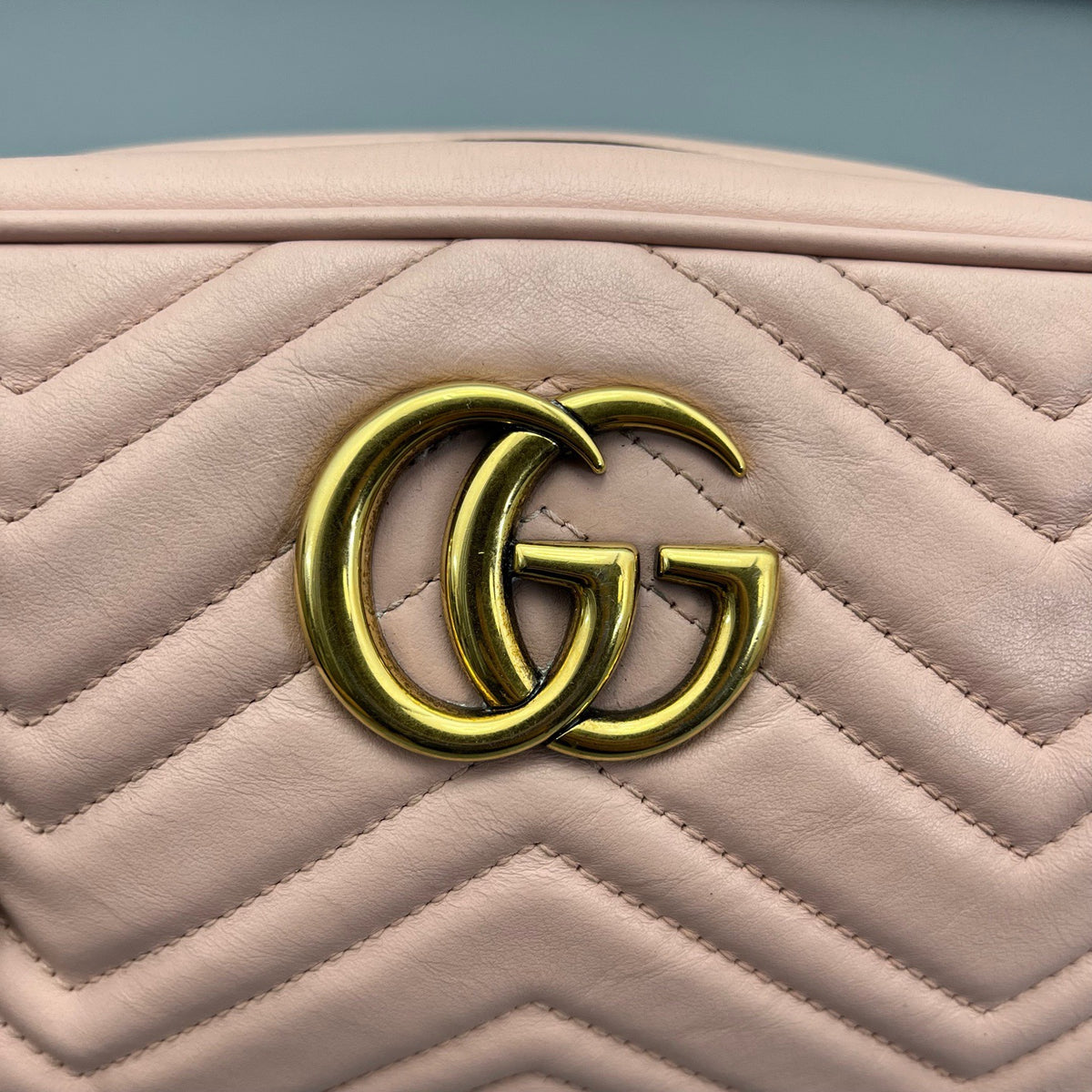 Gucci - Marmont Camera Bag - Leather - Pink - (mini)