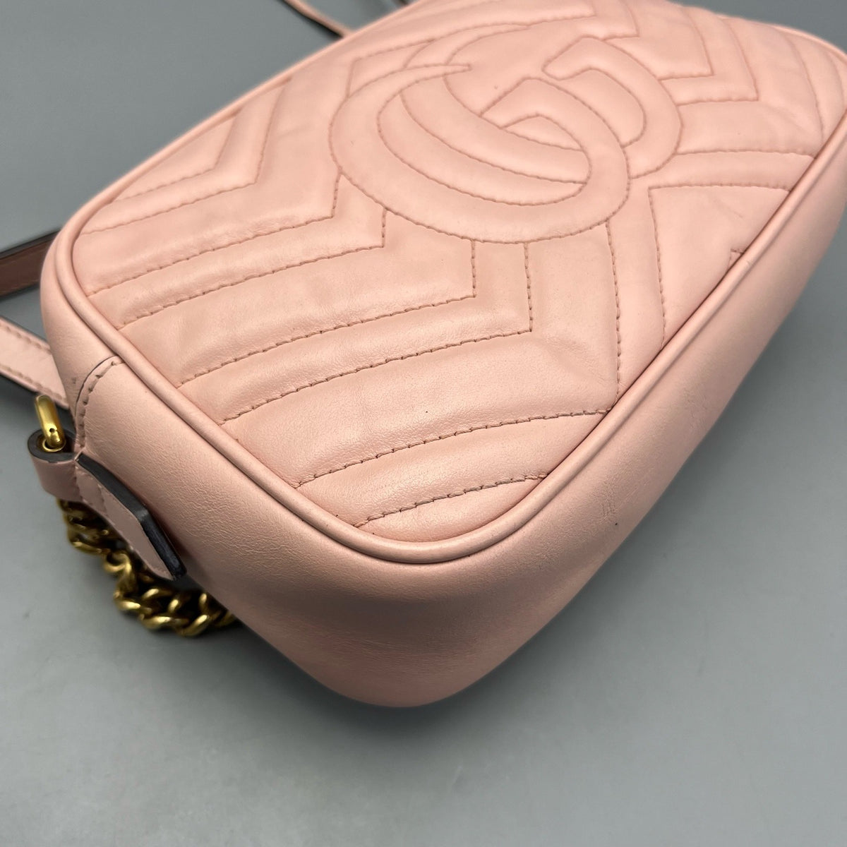 Gucci - Marmont Camera Bag - Leather - Pink - (mini)