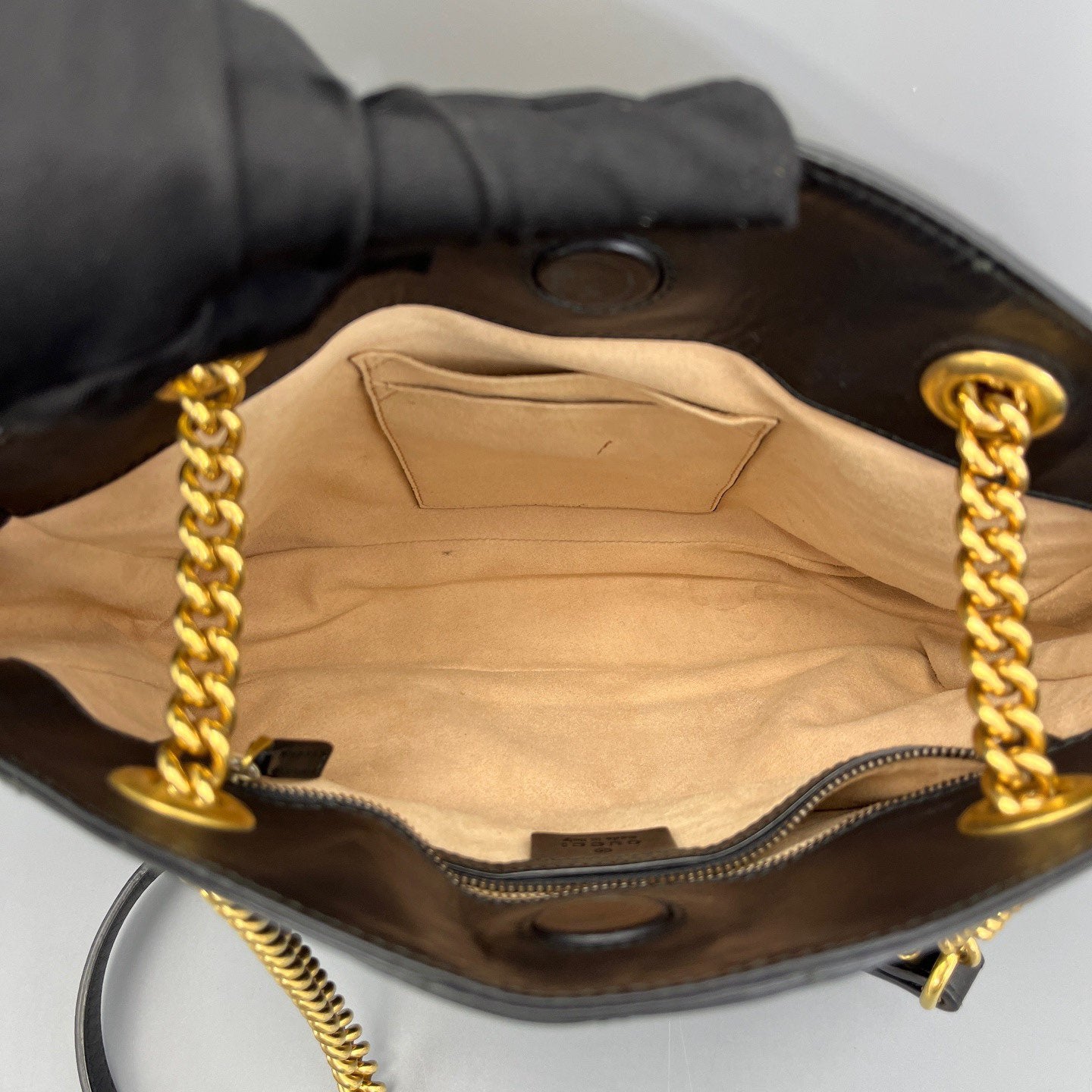 Gucci - Marmont Chain Shoulder Bag - Leather - Black - (medium)