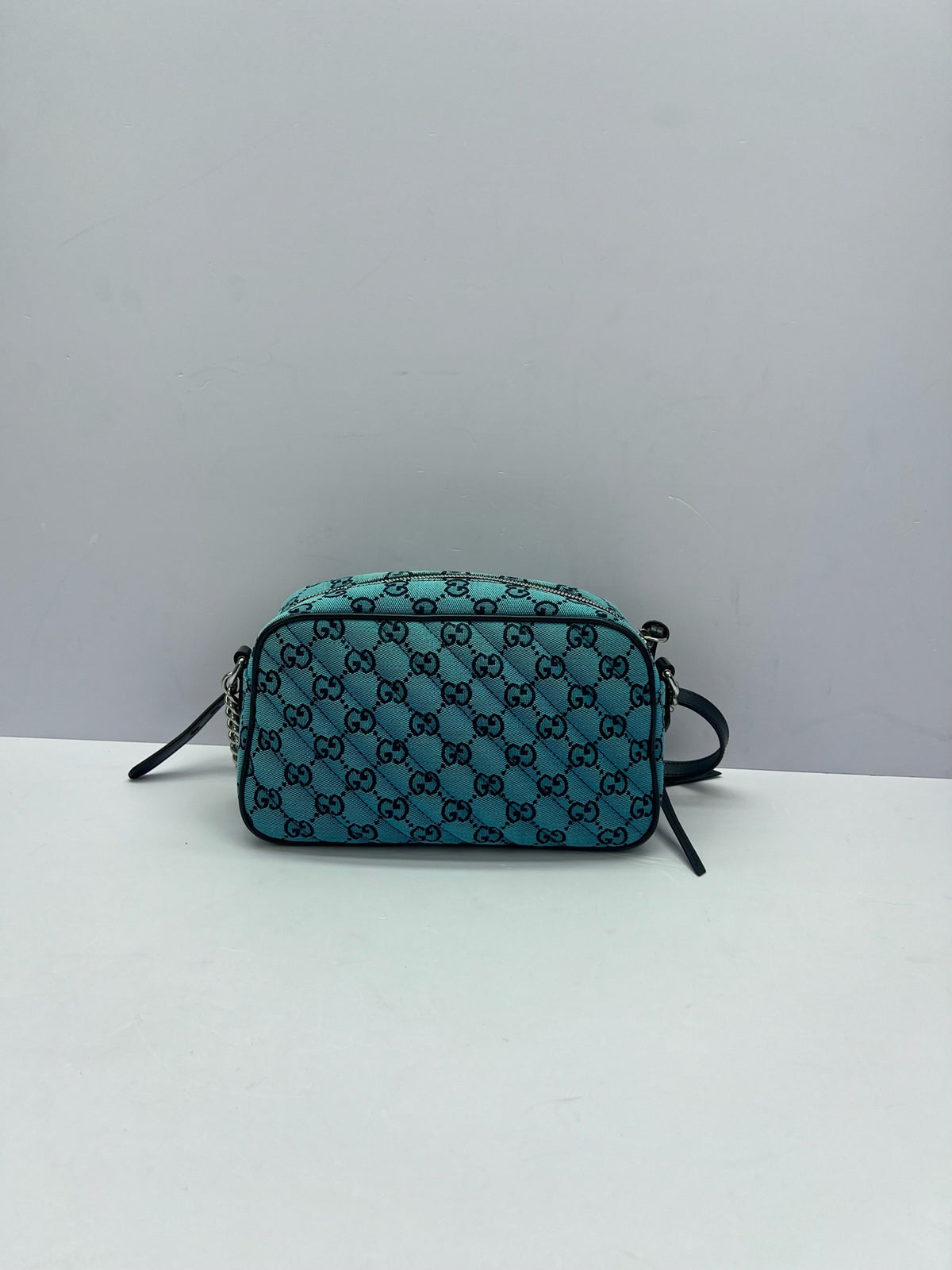 Gucci - Marmont - Cloth - Blue - (Small)
