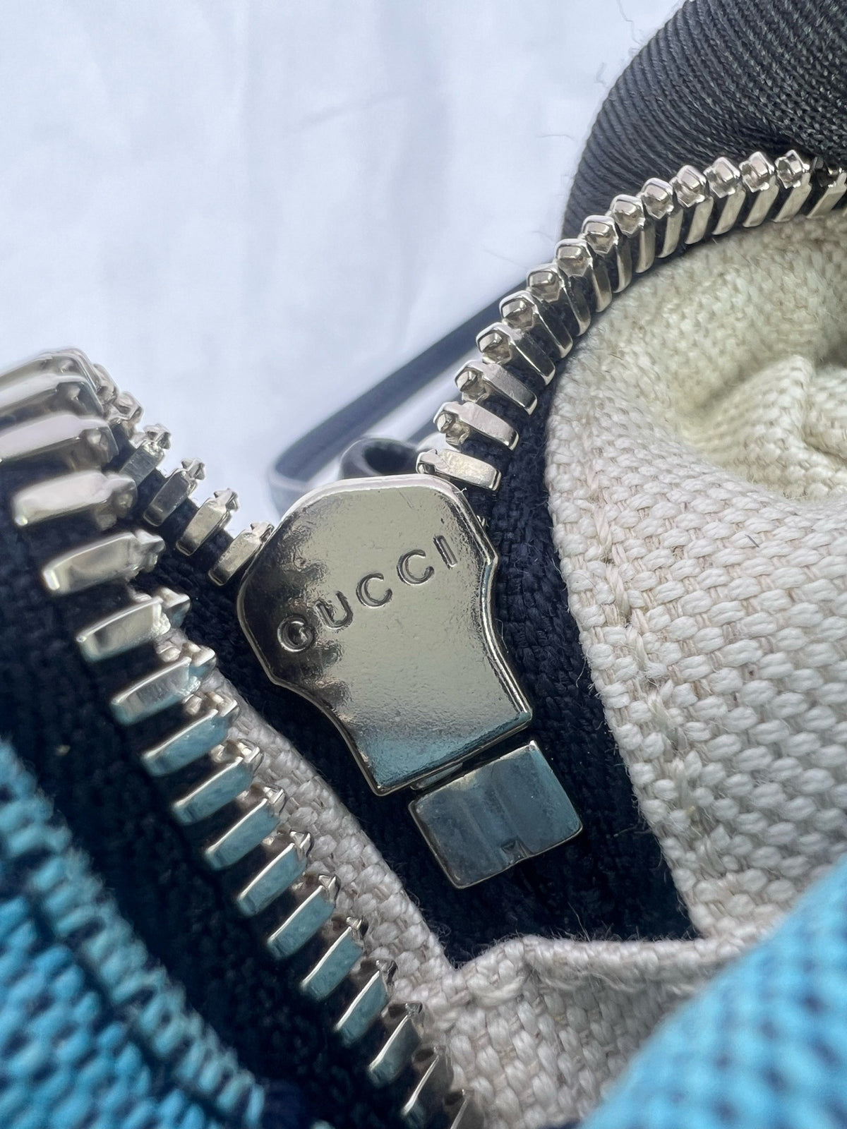 Gucci - Marmont - Cloth - Blue - (Small)