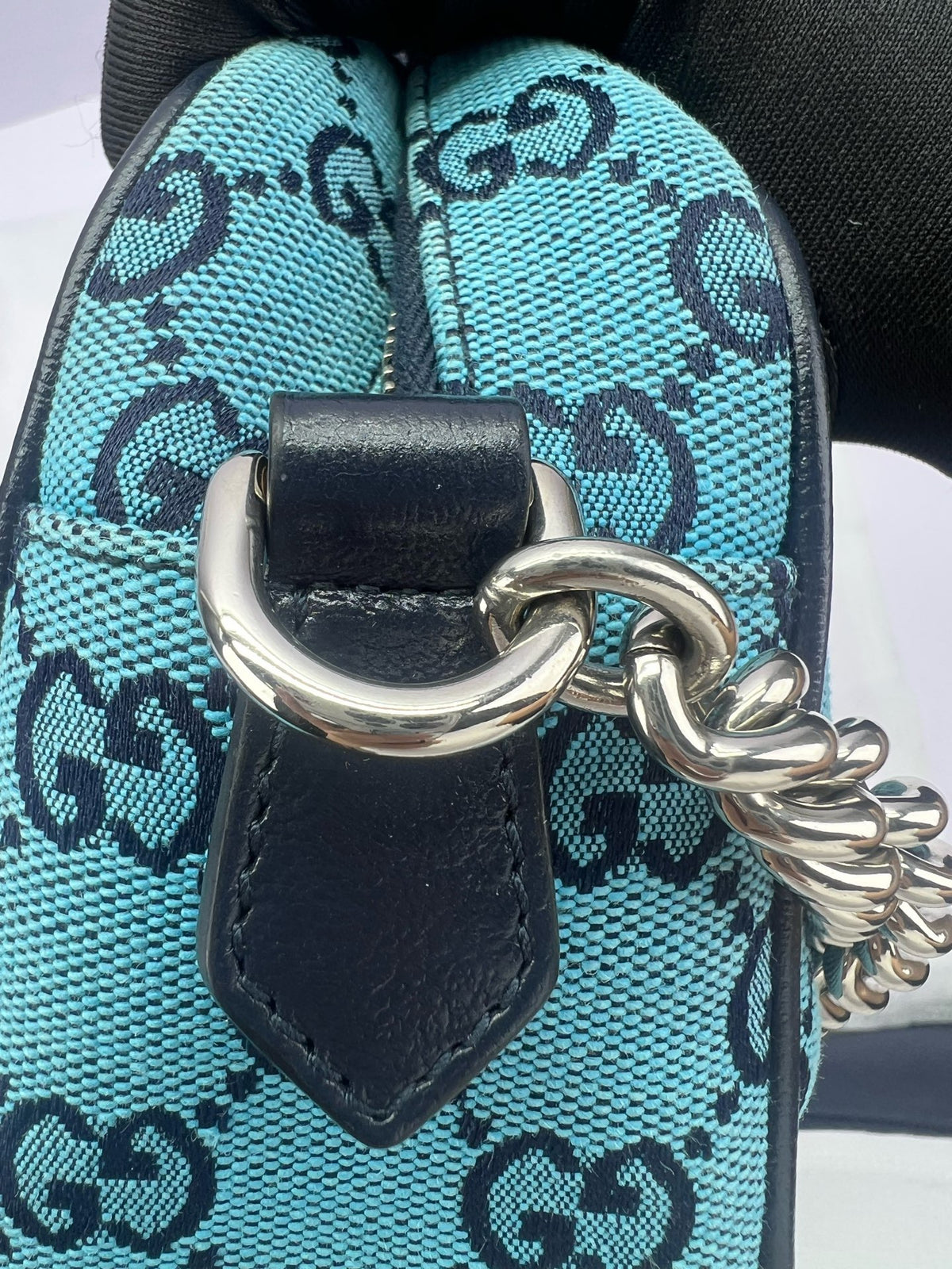Gucci - Marmont - Cloth - Blue - (Small)