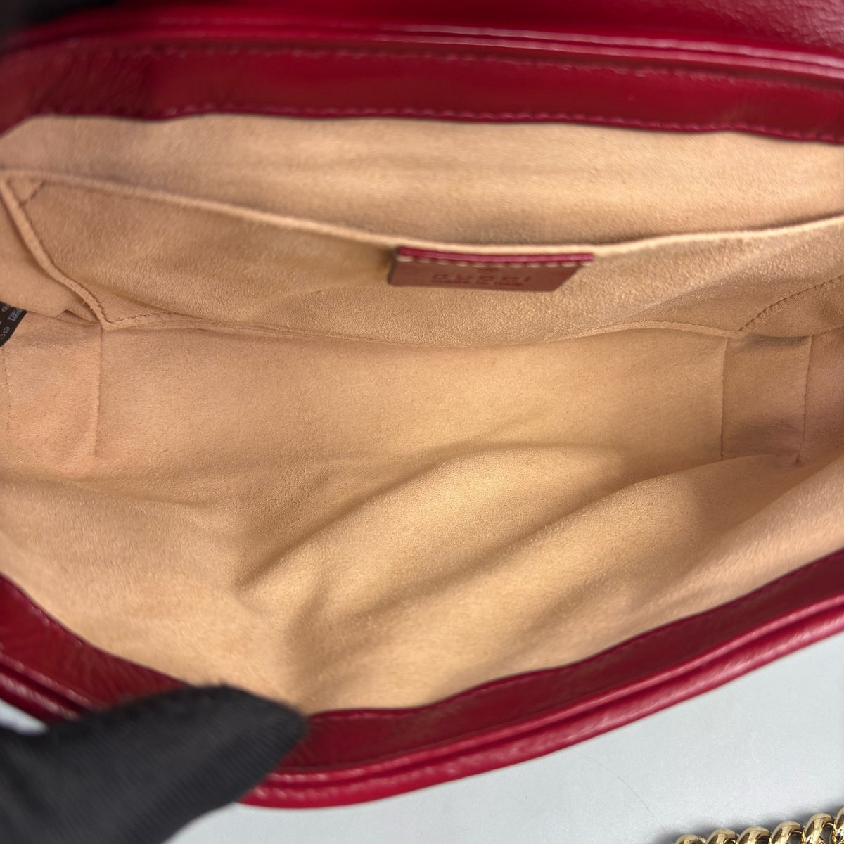 Gucci - Marmont - Cloth - Brown - (mini)