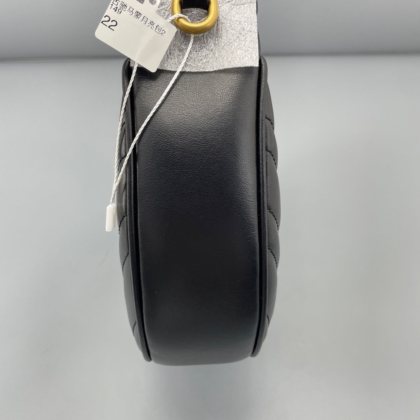 Gucci - Marmont Crescent Bag - Leather - Black - (mini)