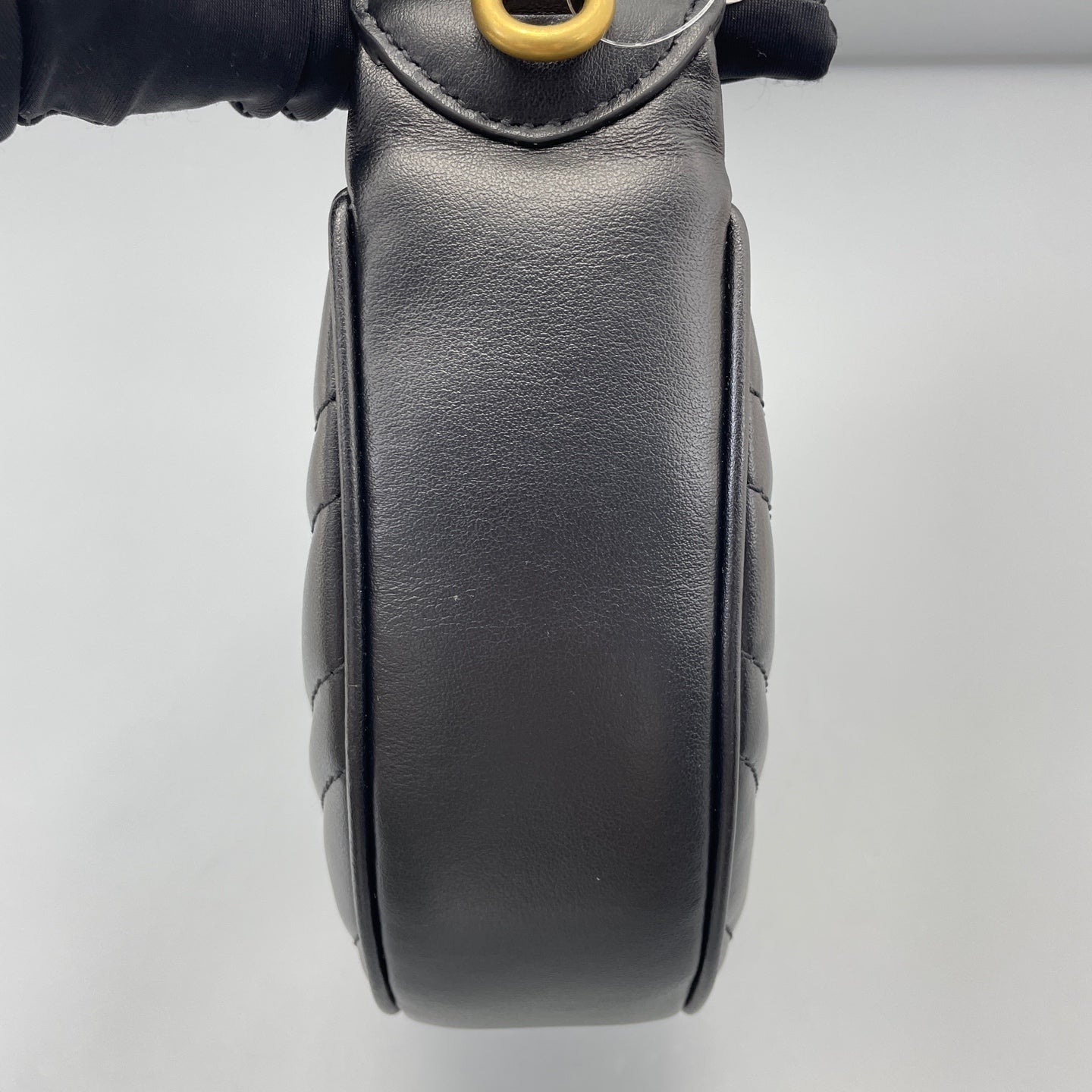Gucci - Marmont Crescent Bag - Leather - Black - (mini)