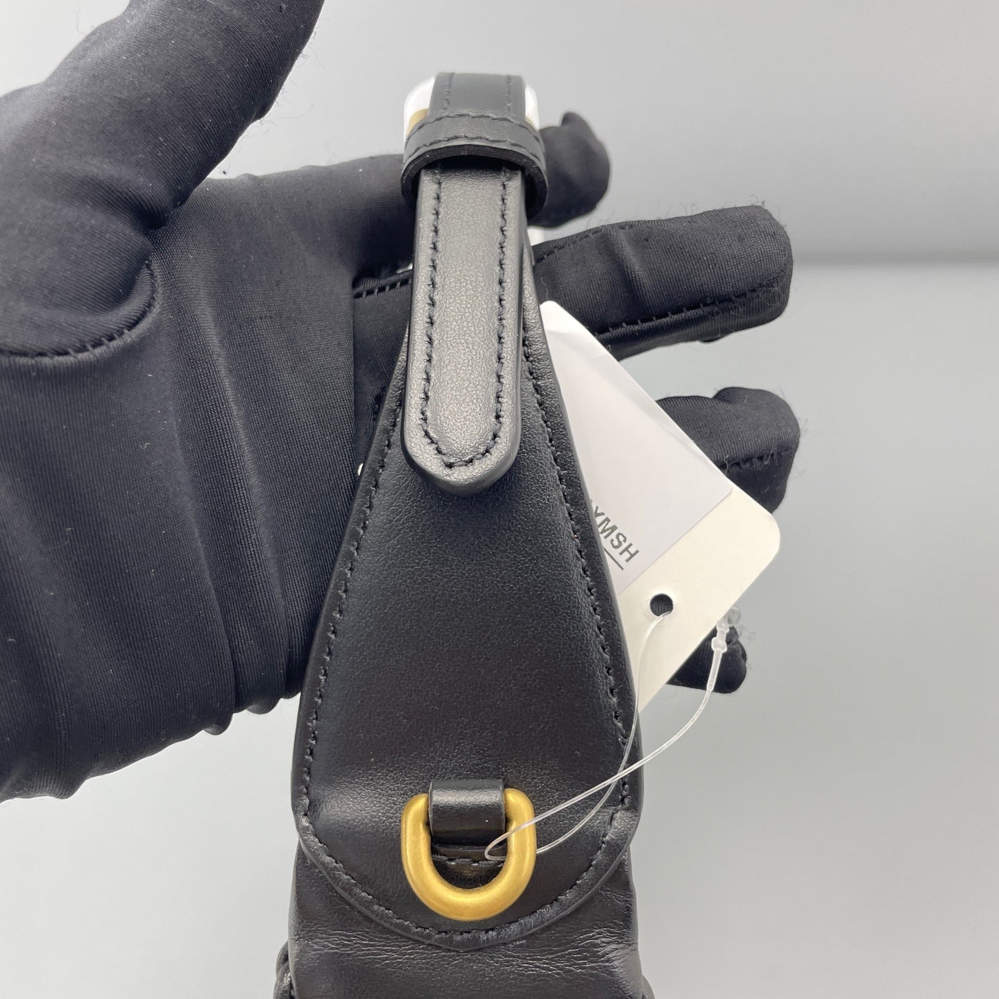 Gucci - Marmont Crescent Bag - Leather - Black - (mini)