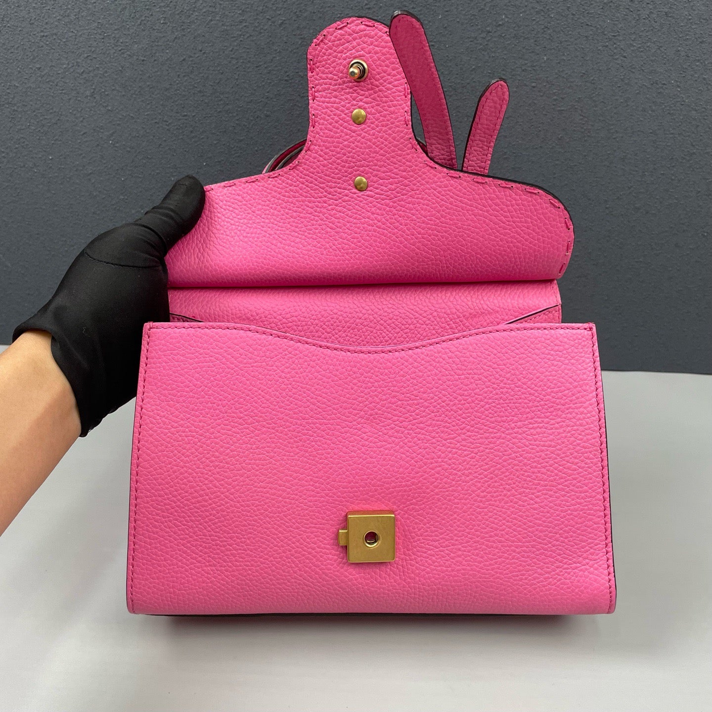 Gucci - Marmont - Grained leather - Rose Pink - (Small)