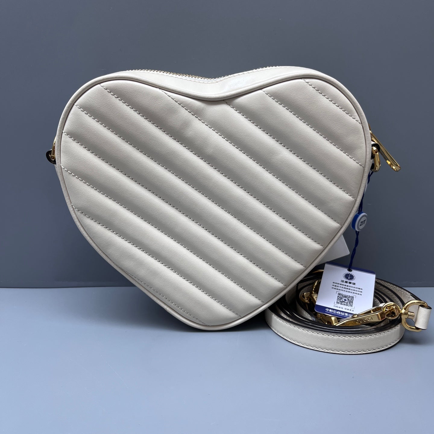 Gucci - Marmont Heart Bag - Leather - White - (mini)