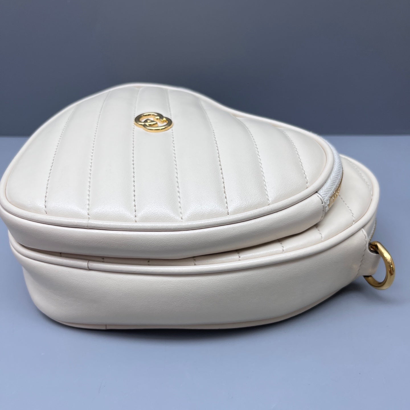 Gucci - Marmont Heart Bag - Leather - White - (mini)