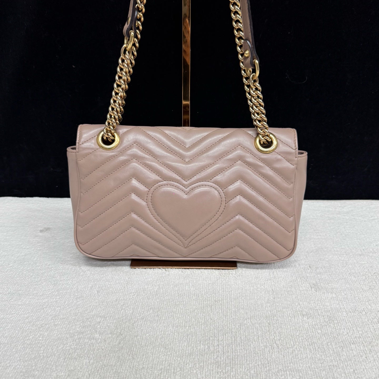 Gucci - Marmont - Leather - Beige - (medium)