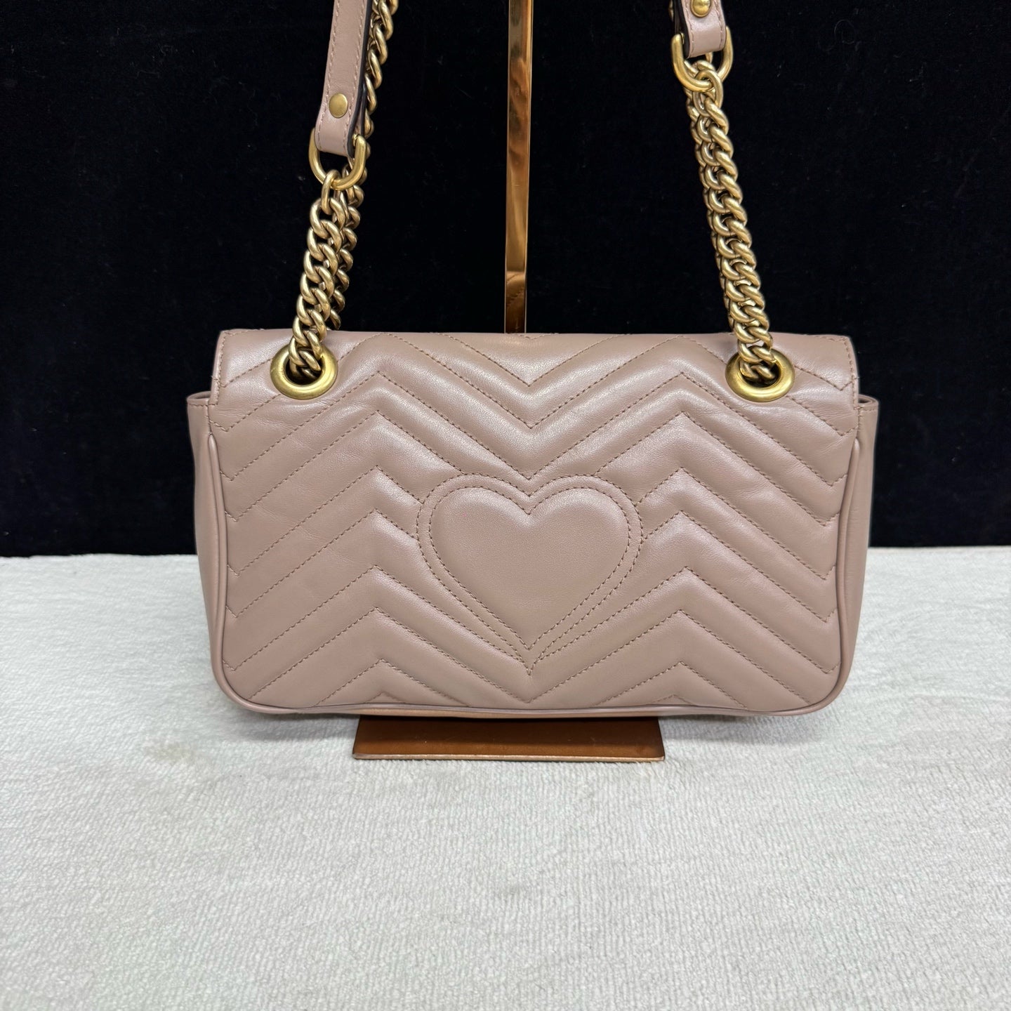 Gucci - Marmont - Leather - Beige - (medium)