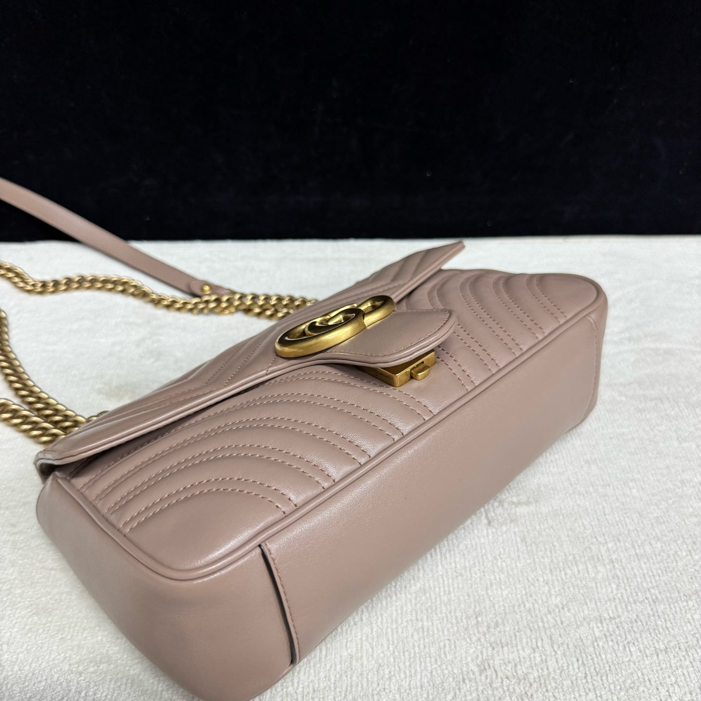 Gucci - Marmont - Leather - Beige - (medium)