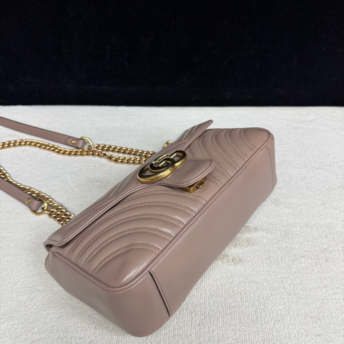 Gucci - Marmont - Leather - Beige - (medium)