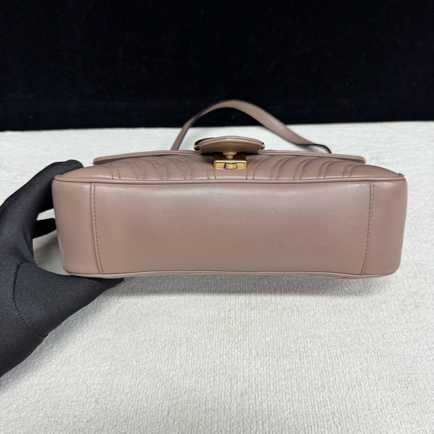 Gucci - Marmont - Leather - Beige - (medium)