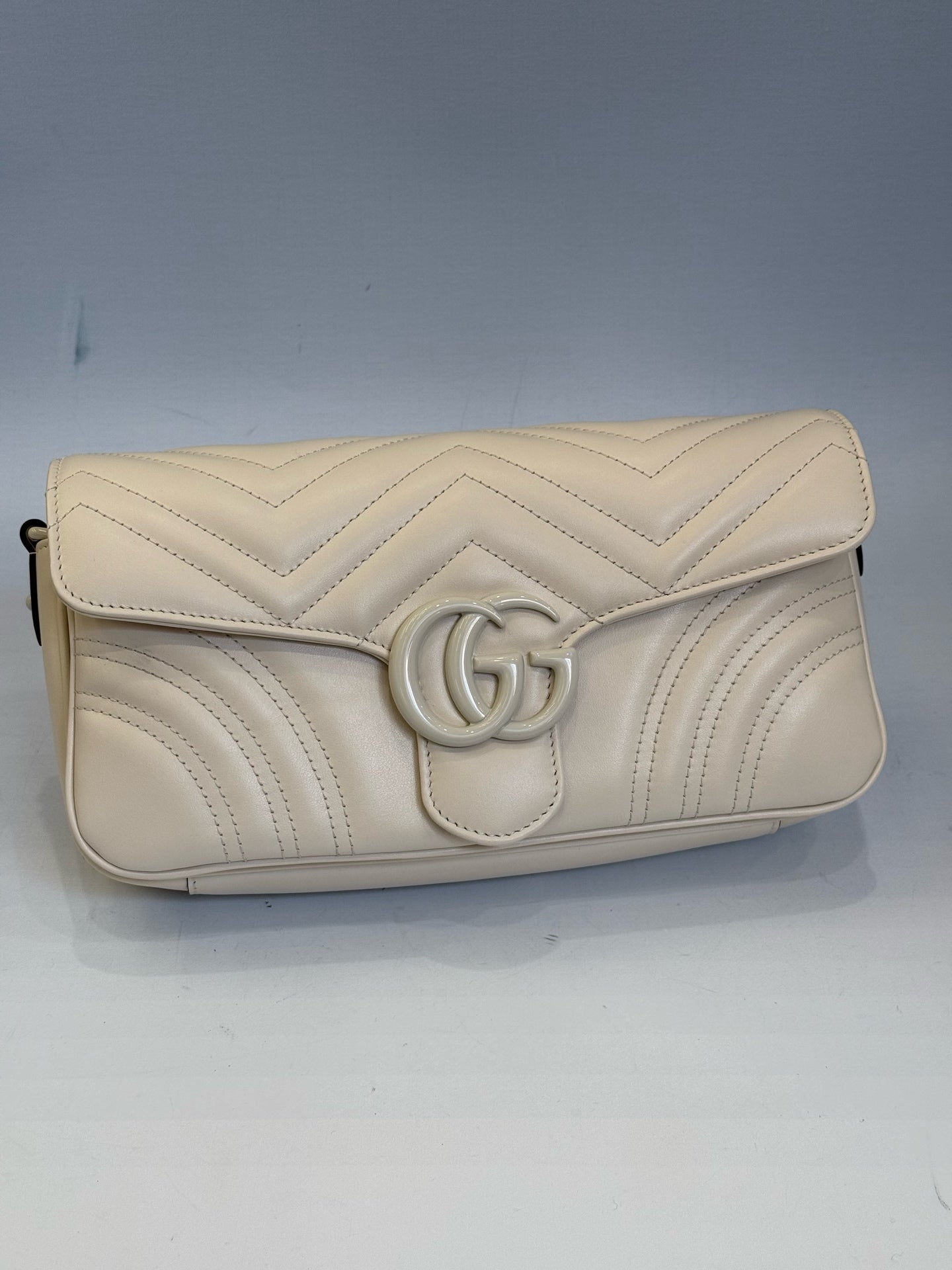 Gucci - Marmont - Leather - Beige - (medium)