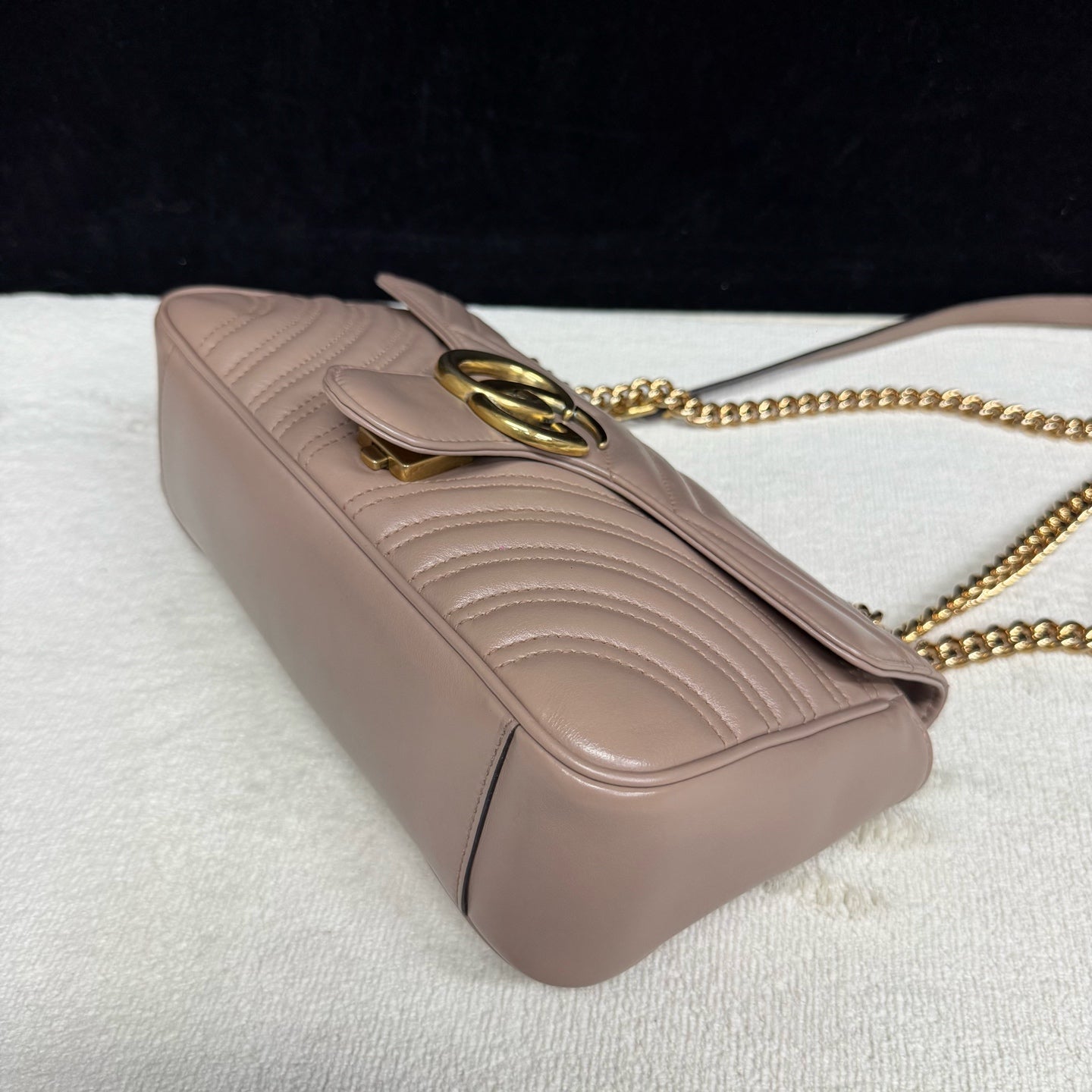 Gucci - Marmont - Leather - Beige - (medium)