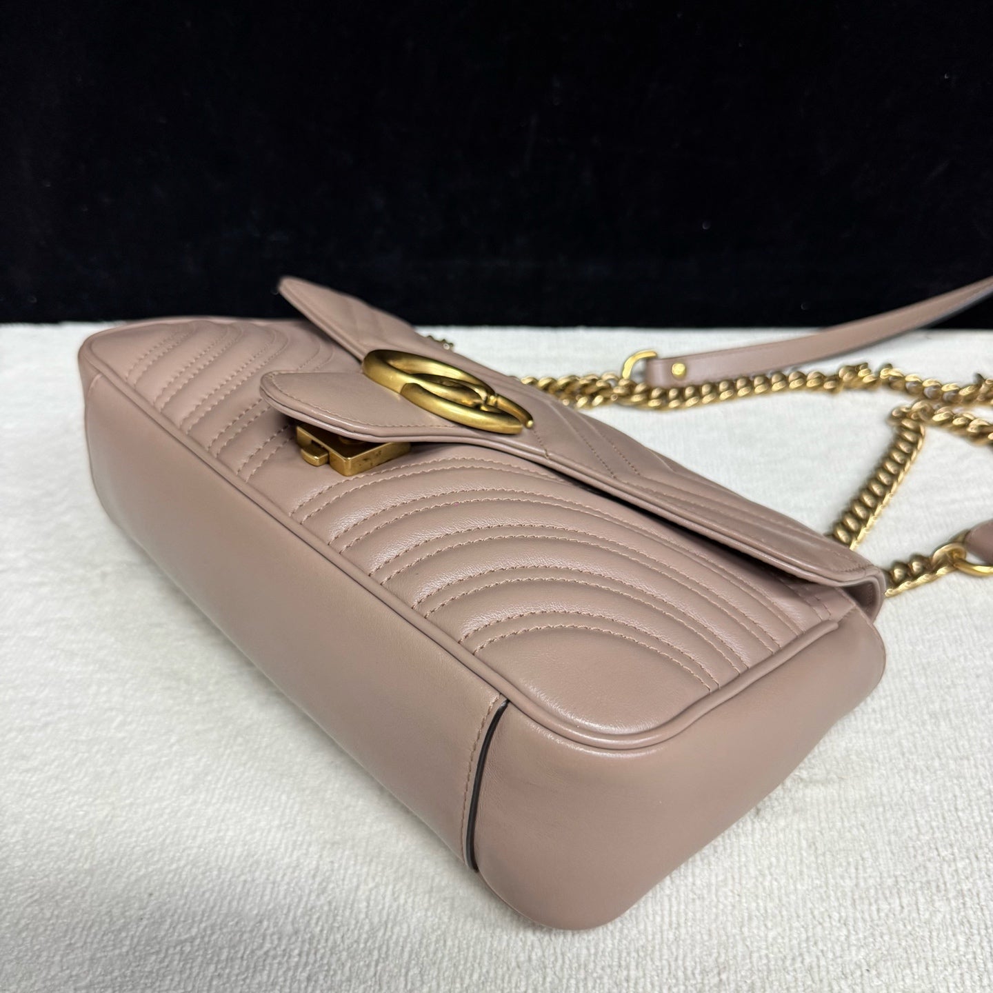 Gucci - Marmont - Leather - Beige - (medium)
