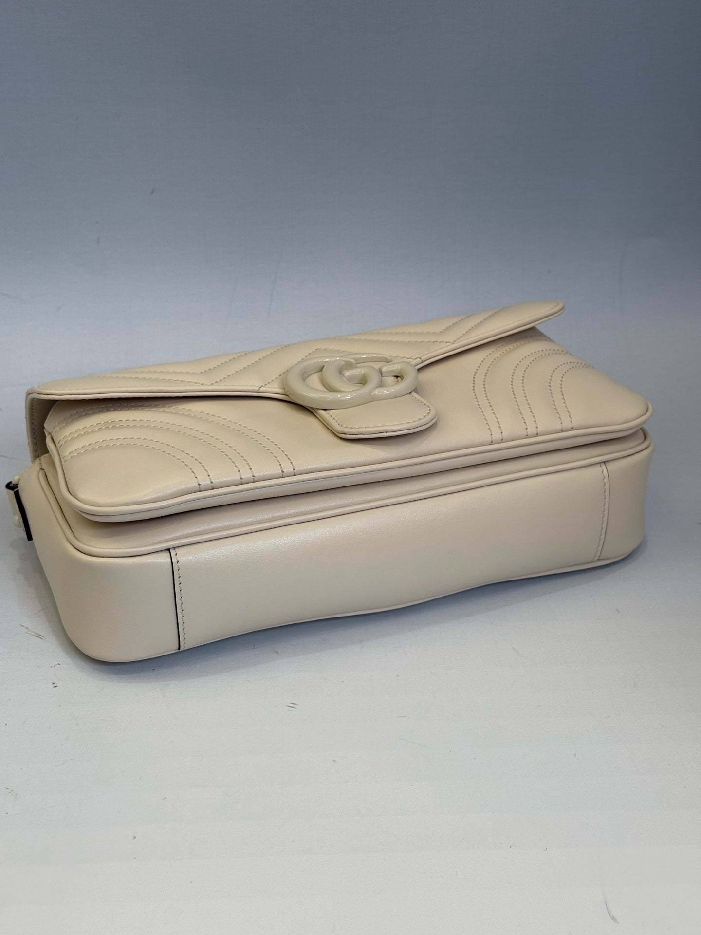 Gucci - Marmont - Leather - Beige - (medium)