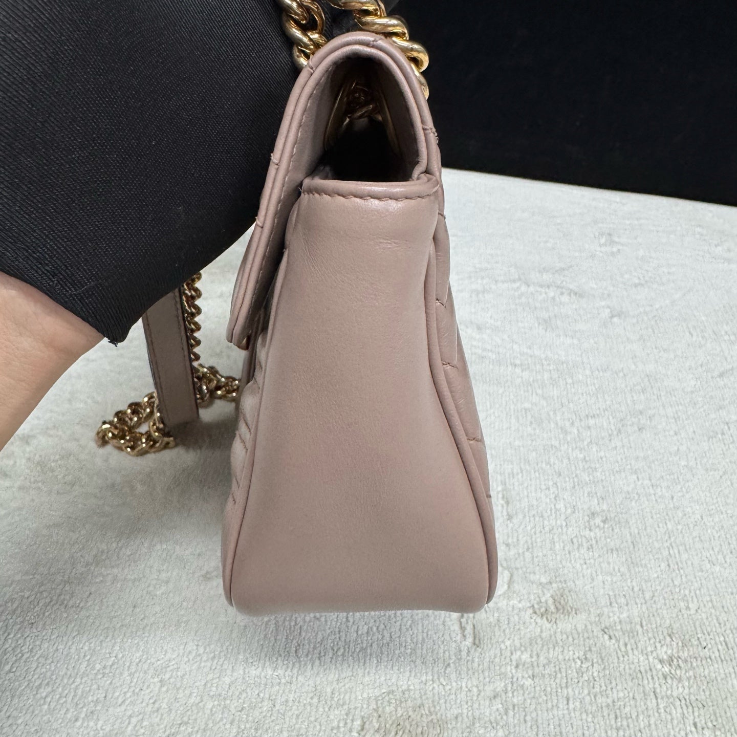 Gucci - Marmont - Leather - Beige - (medium)