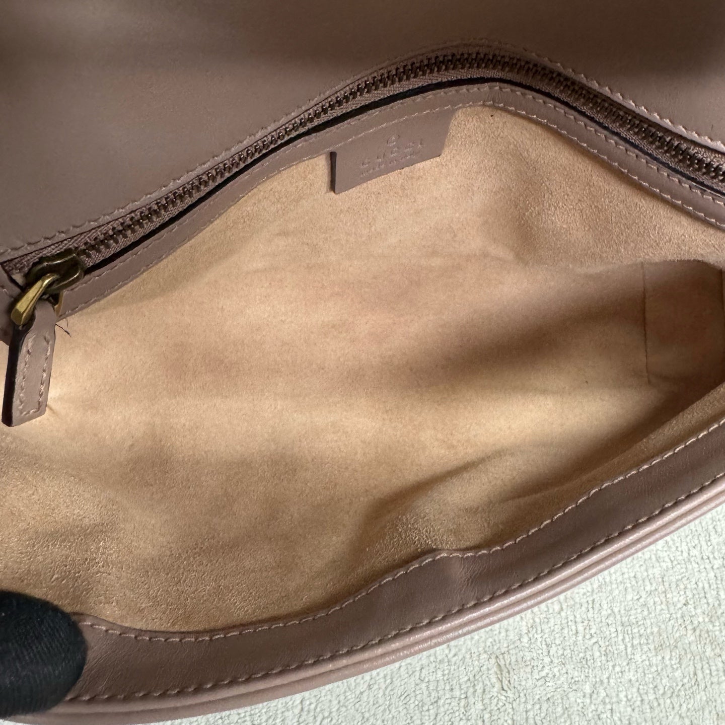 Gucci - Marmont - Leather - Beige - (medium)
