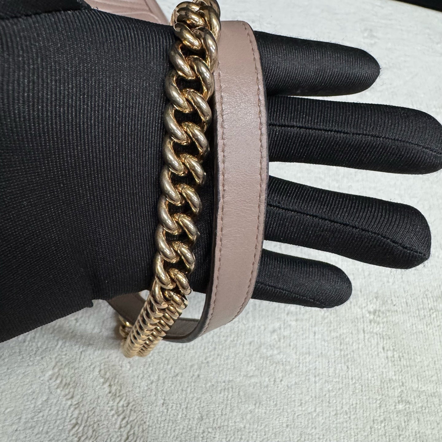 Gucci - Marmont - Leather - Beige - (medium)