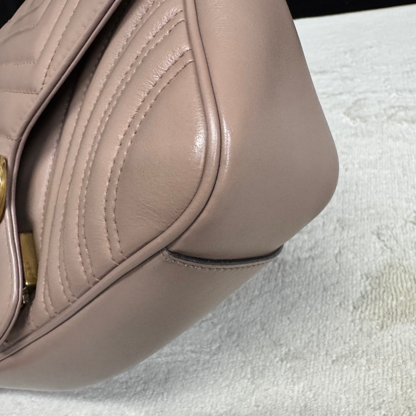 Gucci - Marmont - Leather - Beige - (medium)