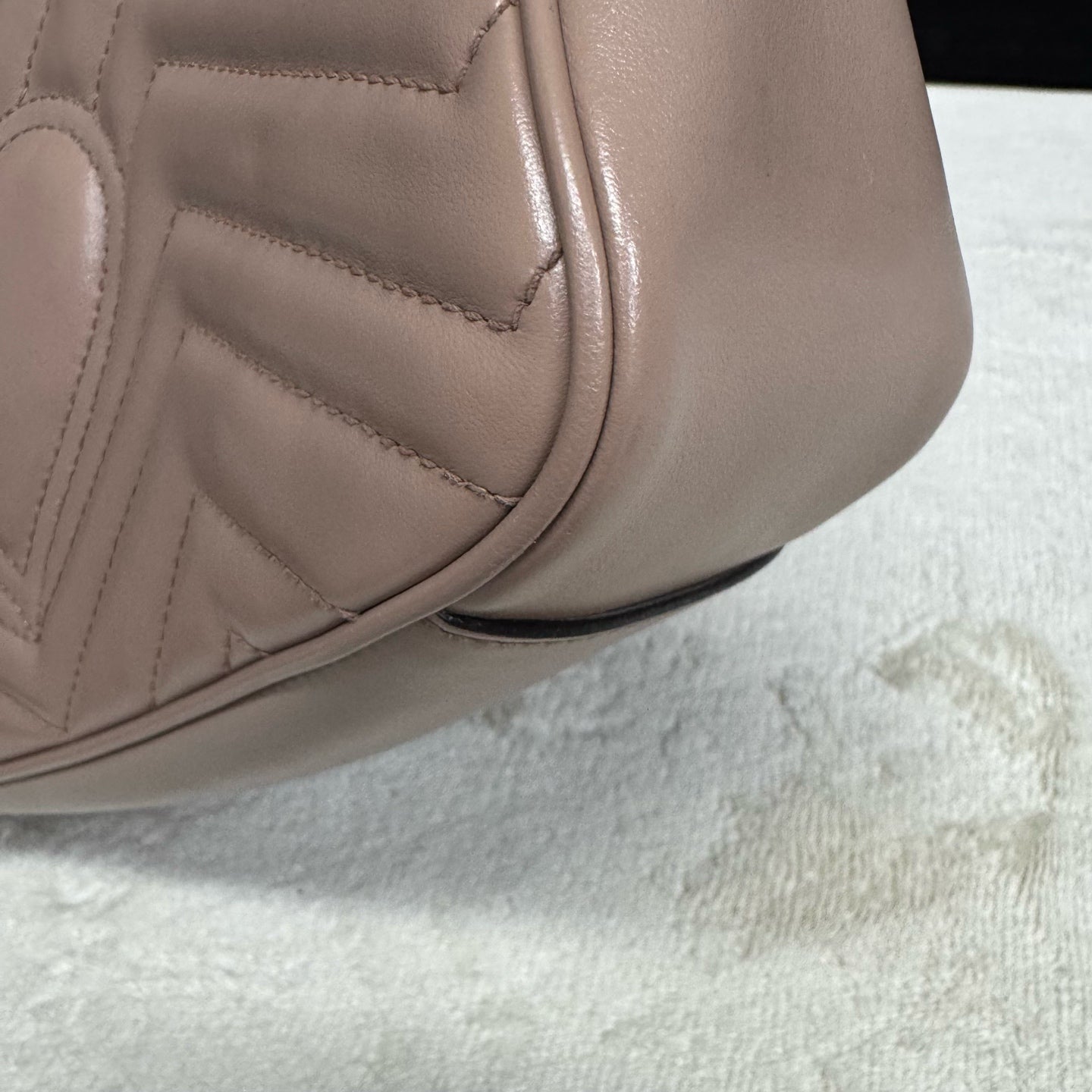 Gucci - Marmont - Leather - Beige - (medium)
