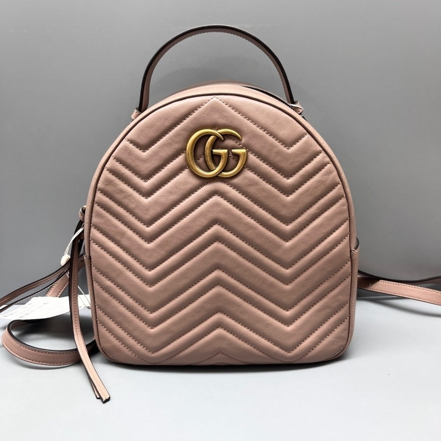 Gucci - Marmont - Leather - Beige - (mini)