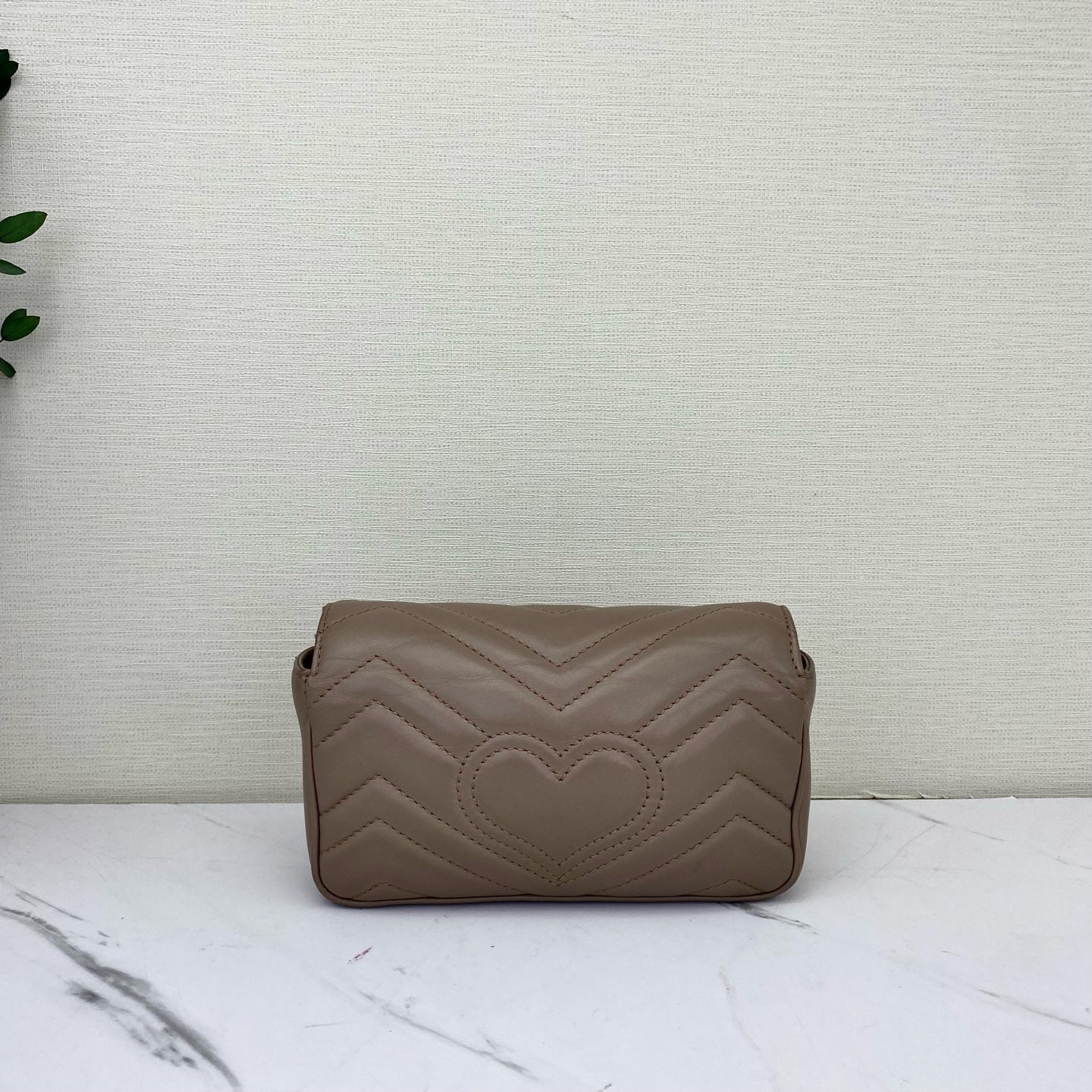 Gucci - Marmont - Leather - Beige - (mini)