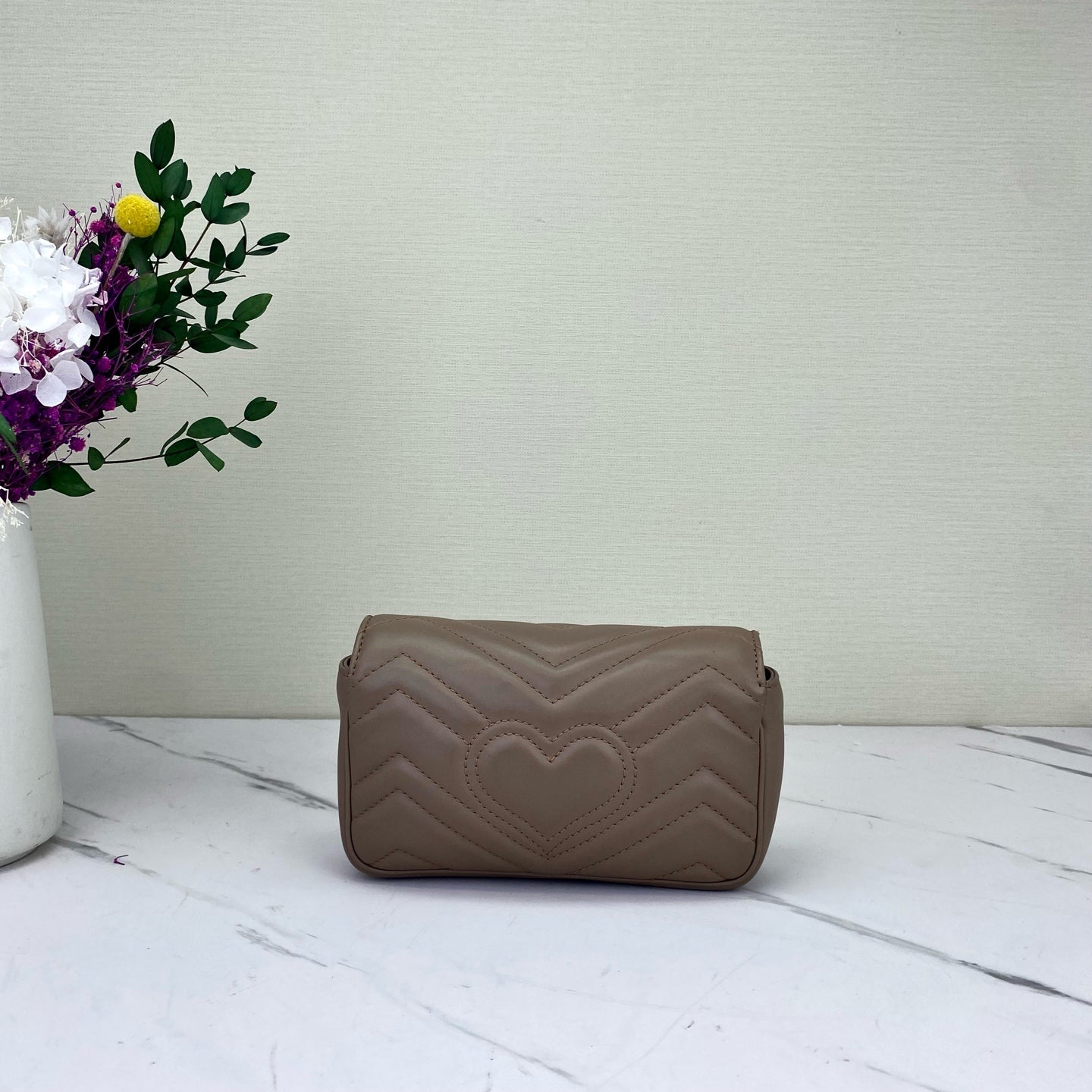 Gucci - Marmont - Leather - Beige - (mini)
