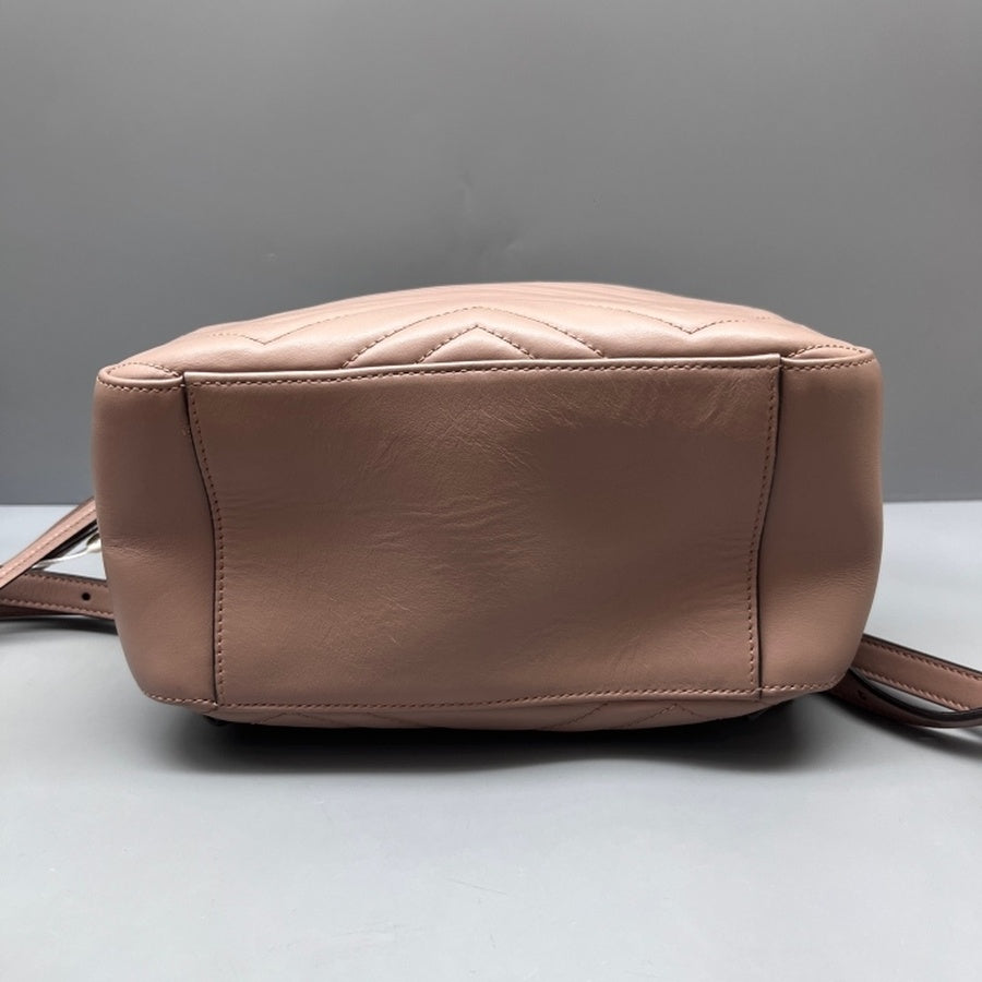 Gucci - Marmont - Leather - Beige - (mini)