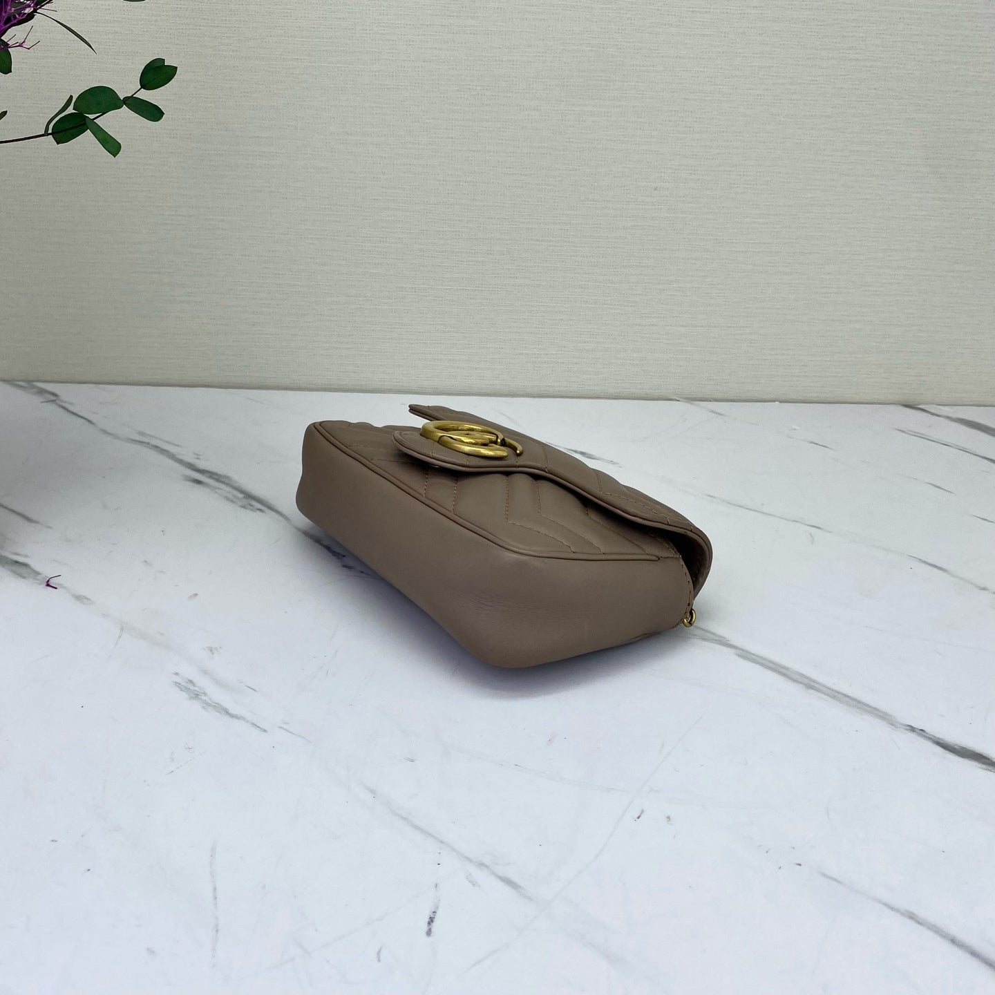 Gucci - Marmont - Leather - Beige - (mini)