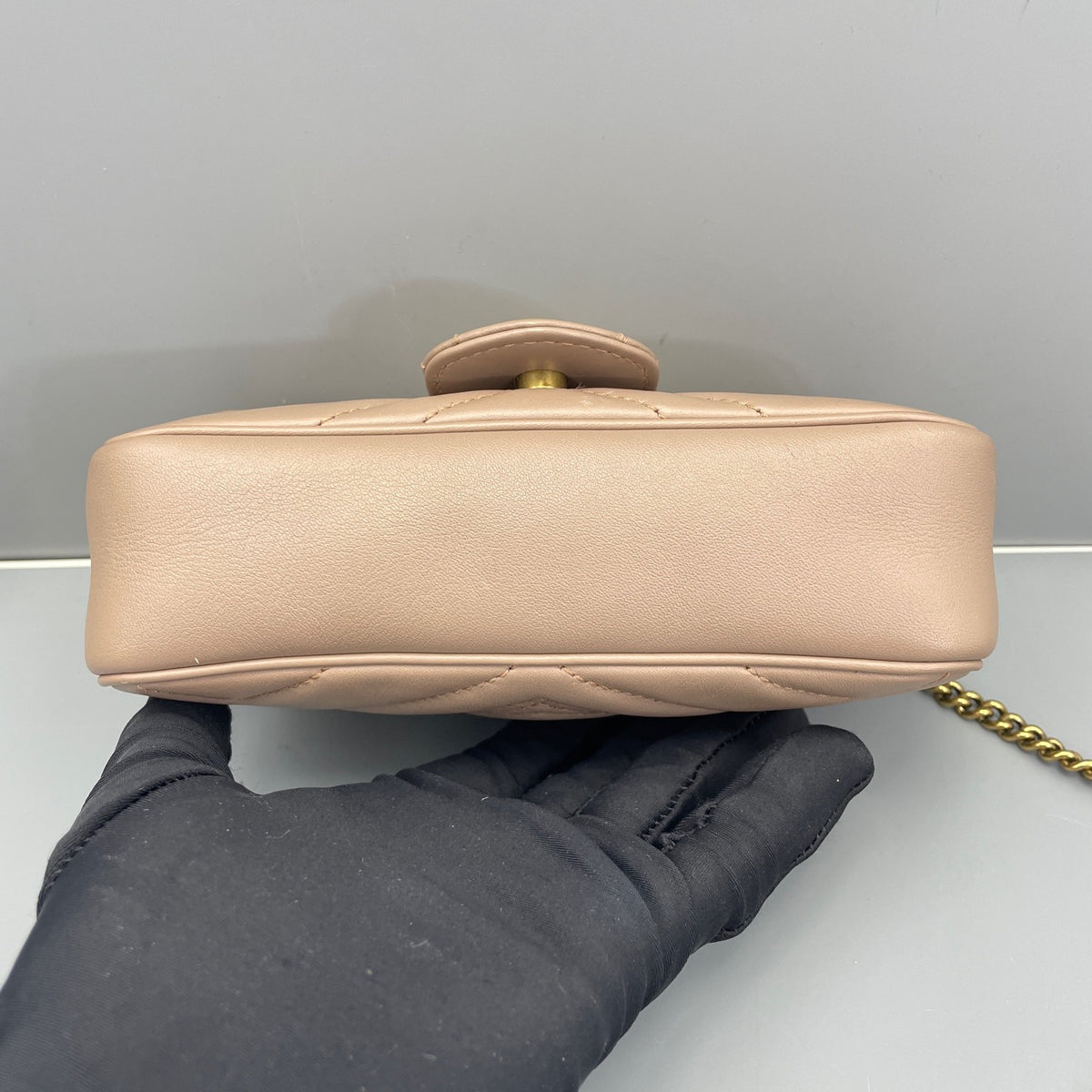 Gucci - Marmont - Leather - Beige - (mini)