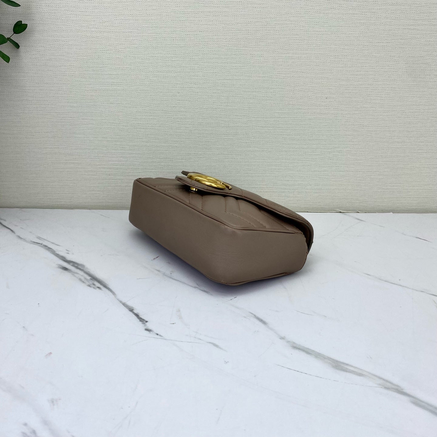Gucci - Marmont - Leather - Beige - (mini)