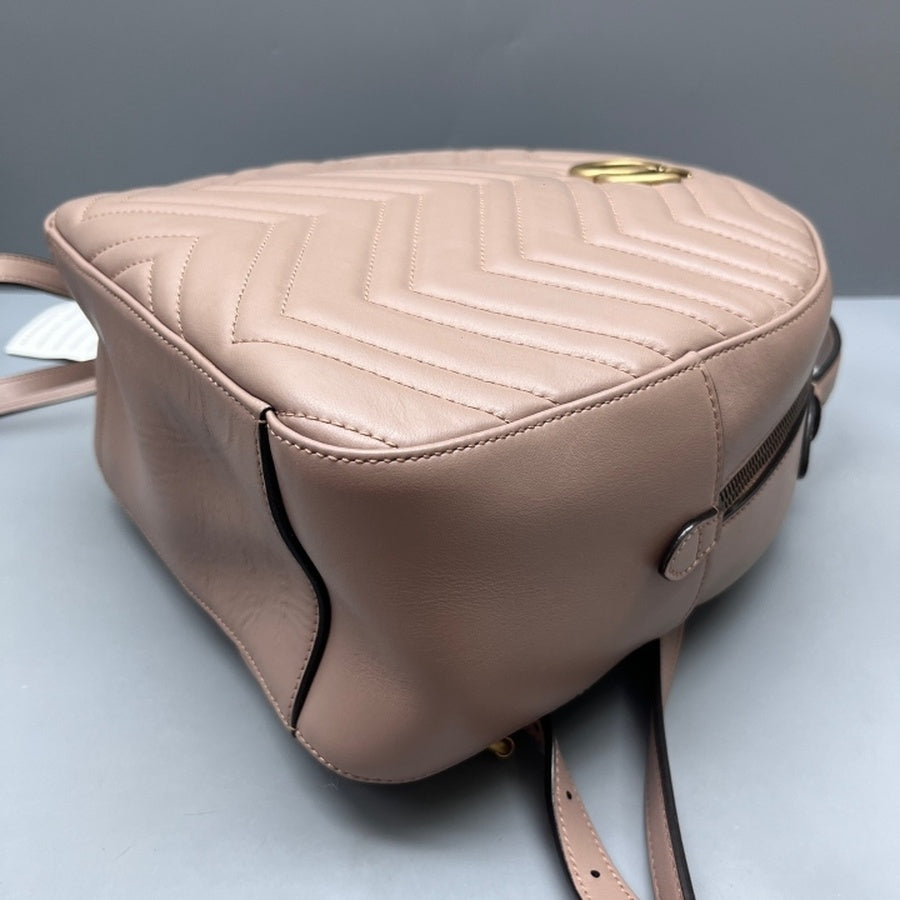 Gucci - Marmont - Leather - Beige - (mini)