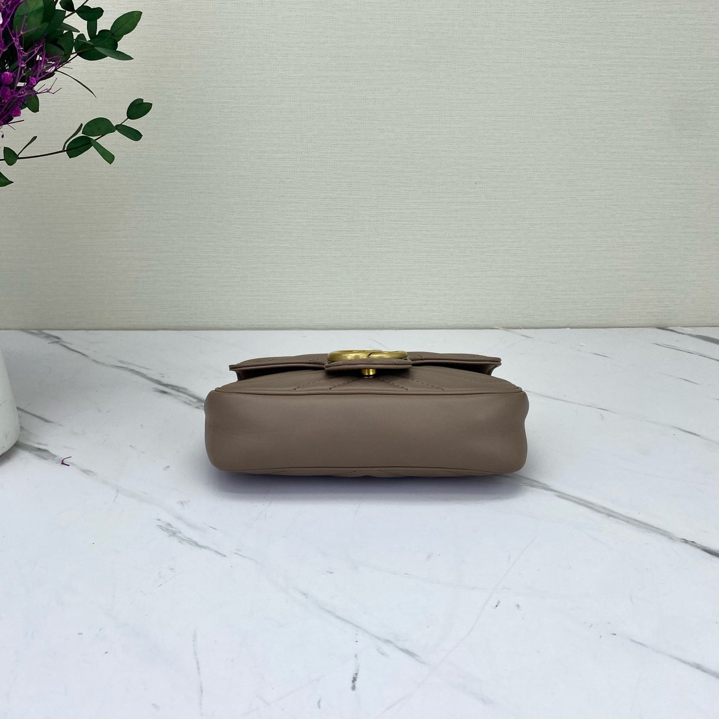 Gucci - Marmont - Leather - Beige - (mini)