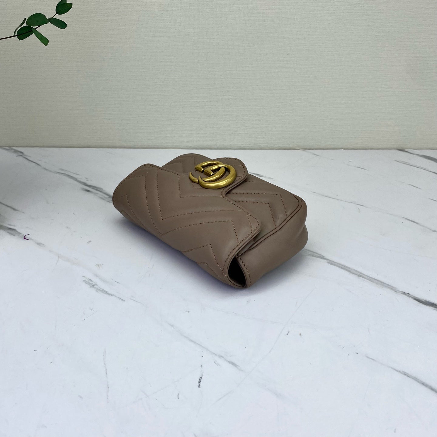 Gucci - Marmont - Leather - Beige - (mini)