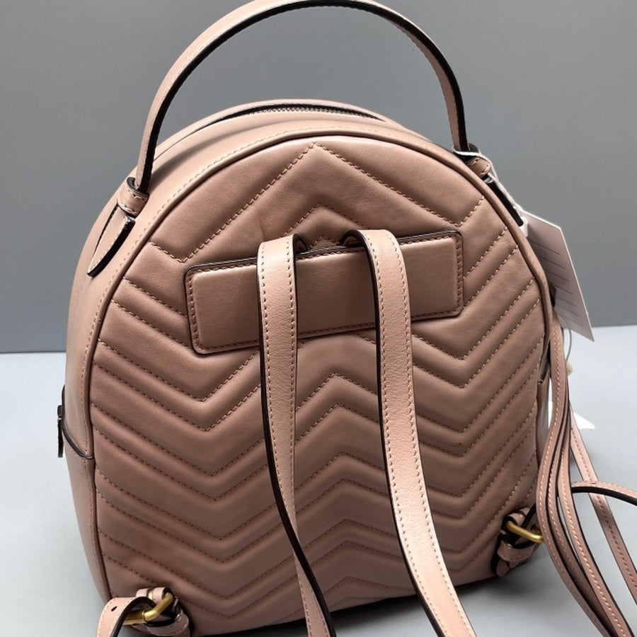 Gucci - Marmont - Leather - Beige - (mini)