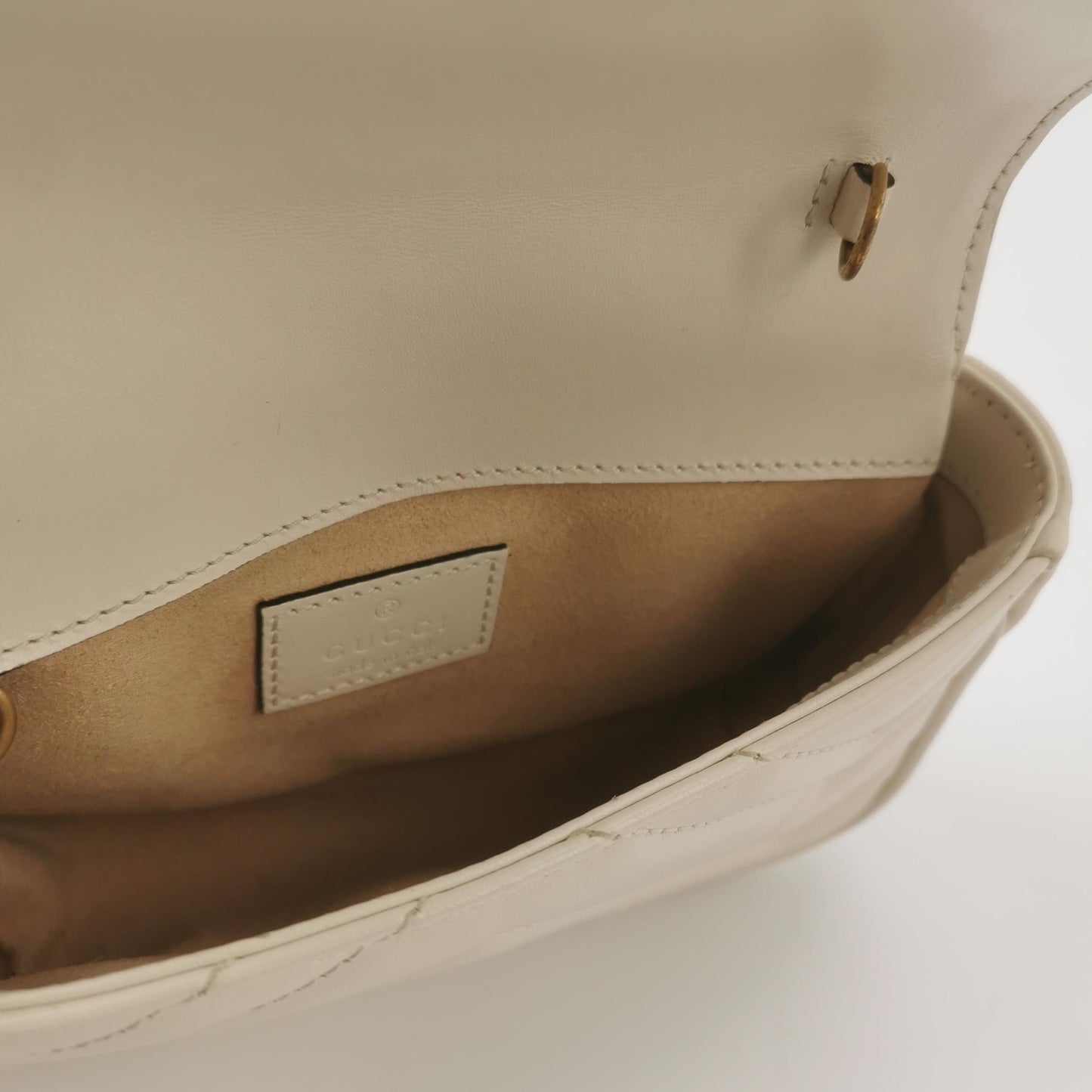 Gucci - Marmont - Leather - Beige - (mini)