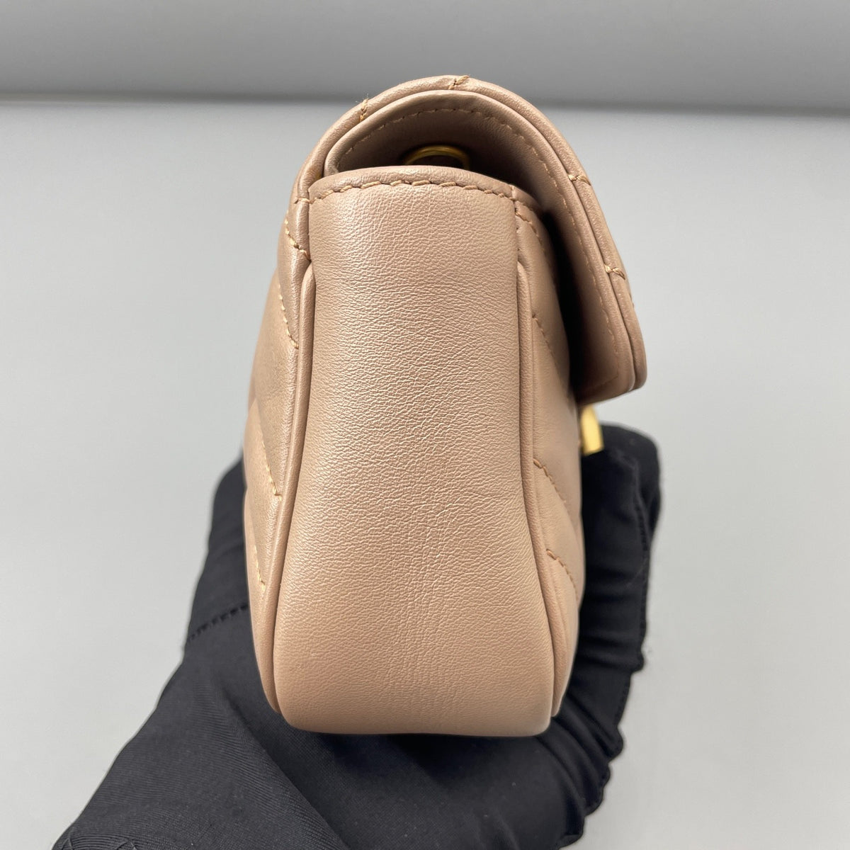 Gucci - Marmont - Leather - Beige - (mini)