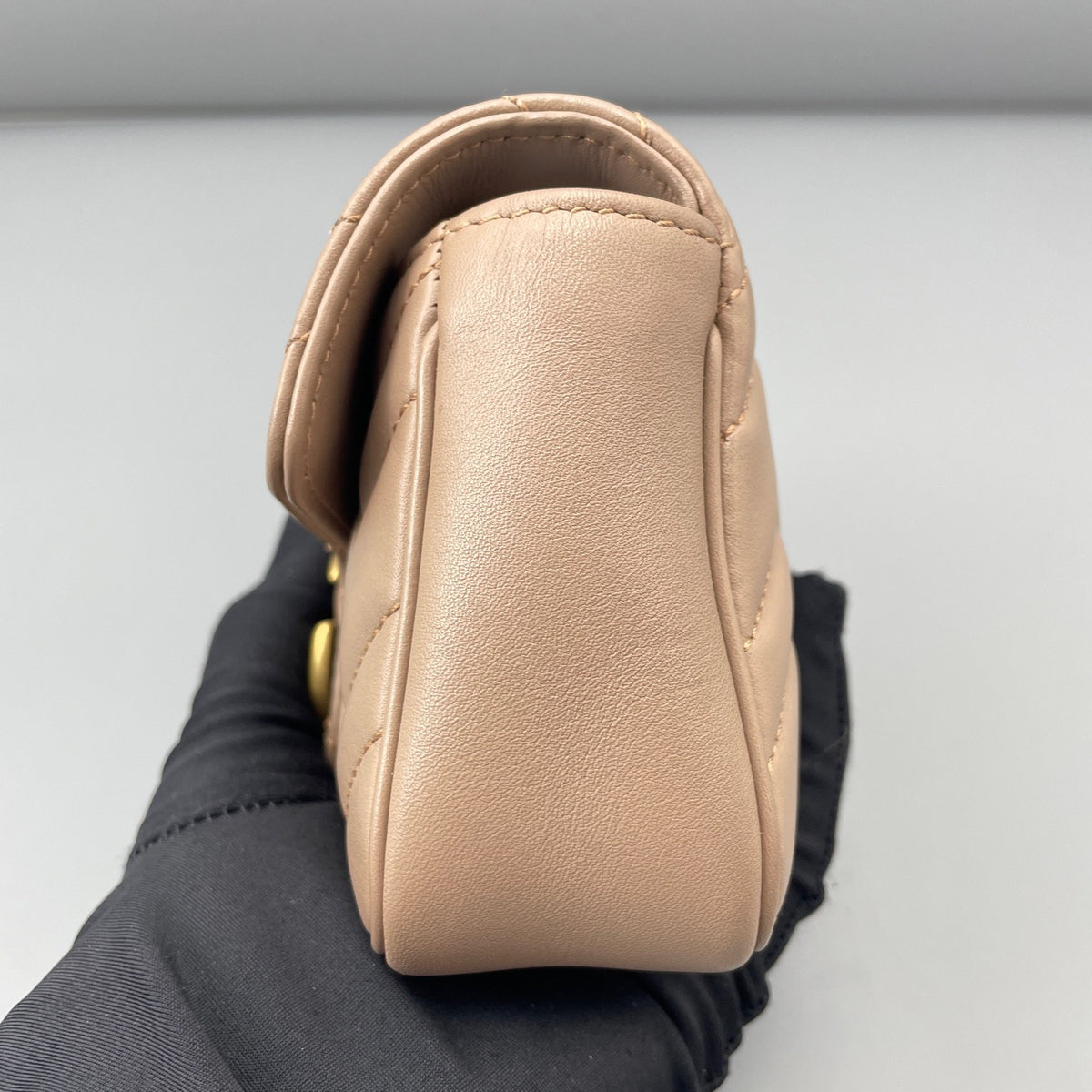 Gucci - Marmont - Leather - Beige - (mini)