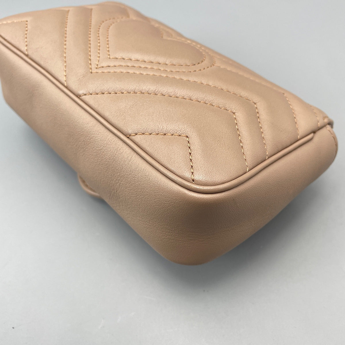 Gucci - Marmont - Leather - Beige - (mini)