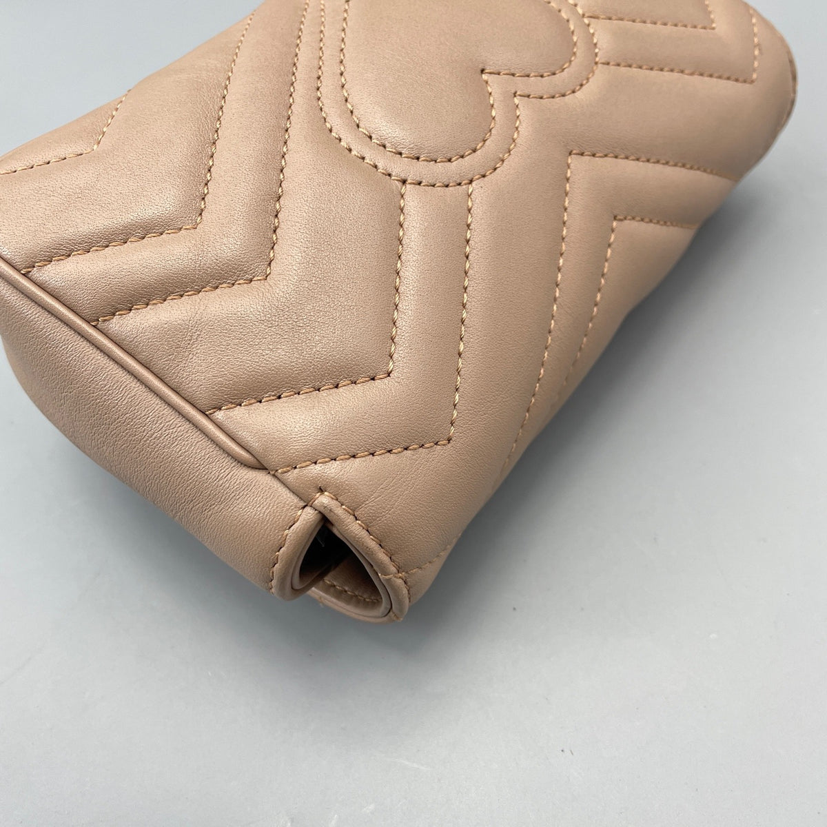 Gucci - Marmont - Leather - Beige - (mini)