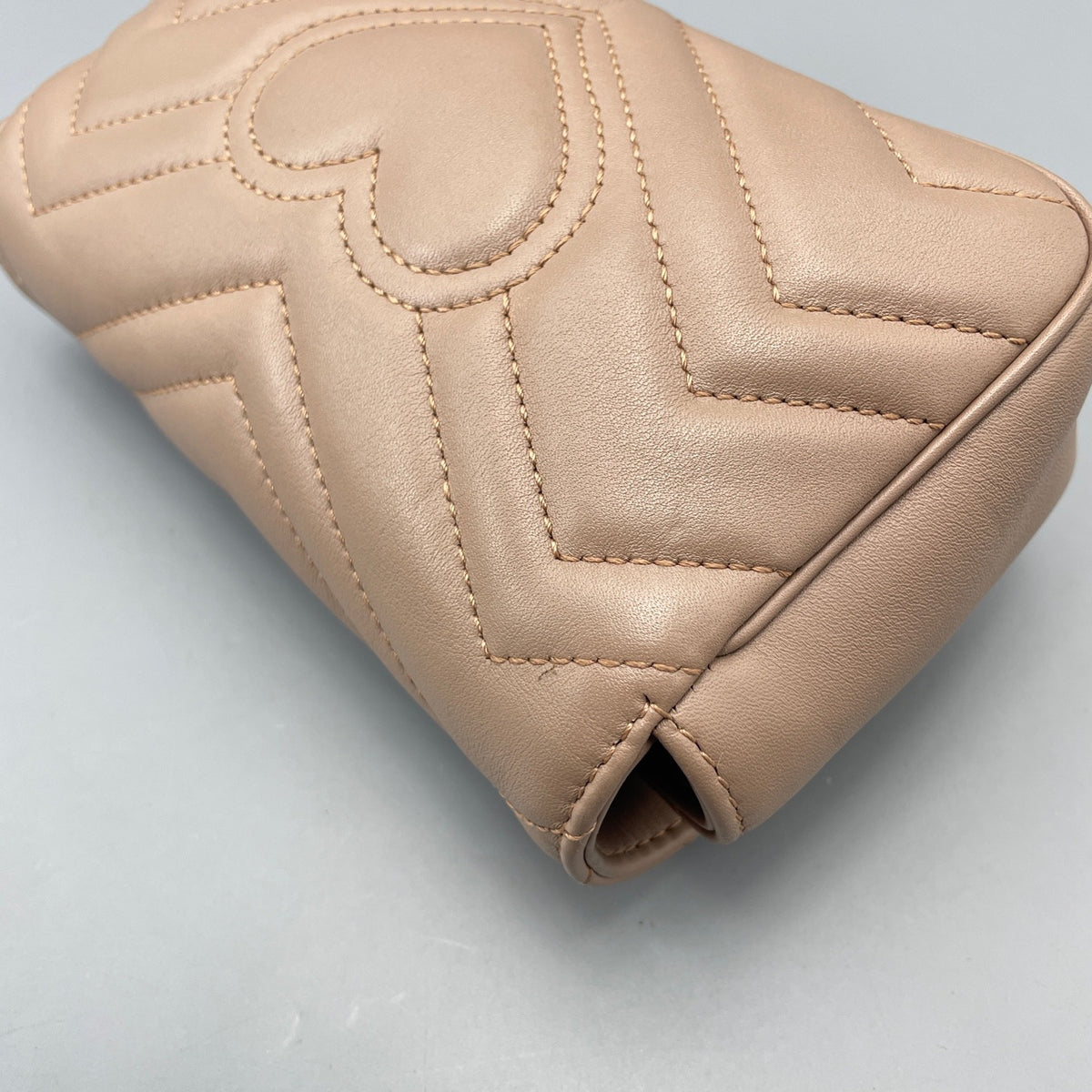 Gucci - Marmont - Leather - Beige - (mini)