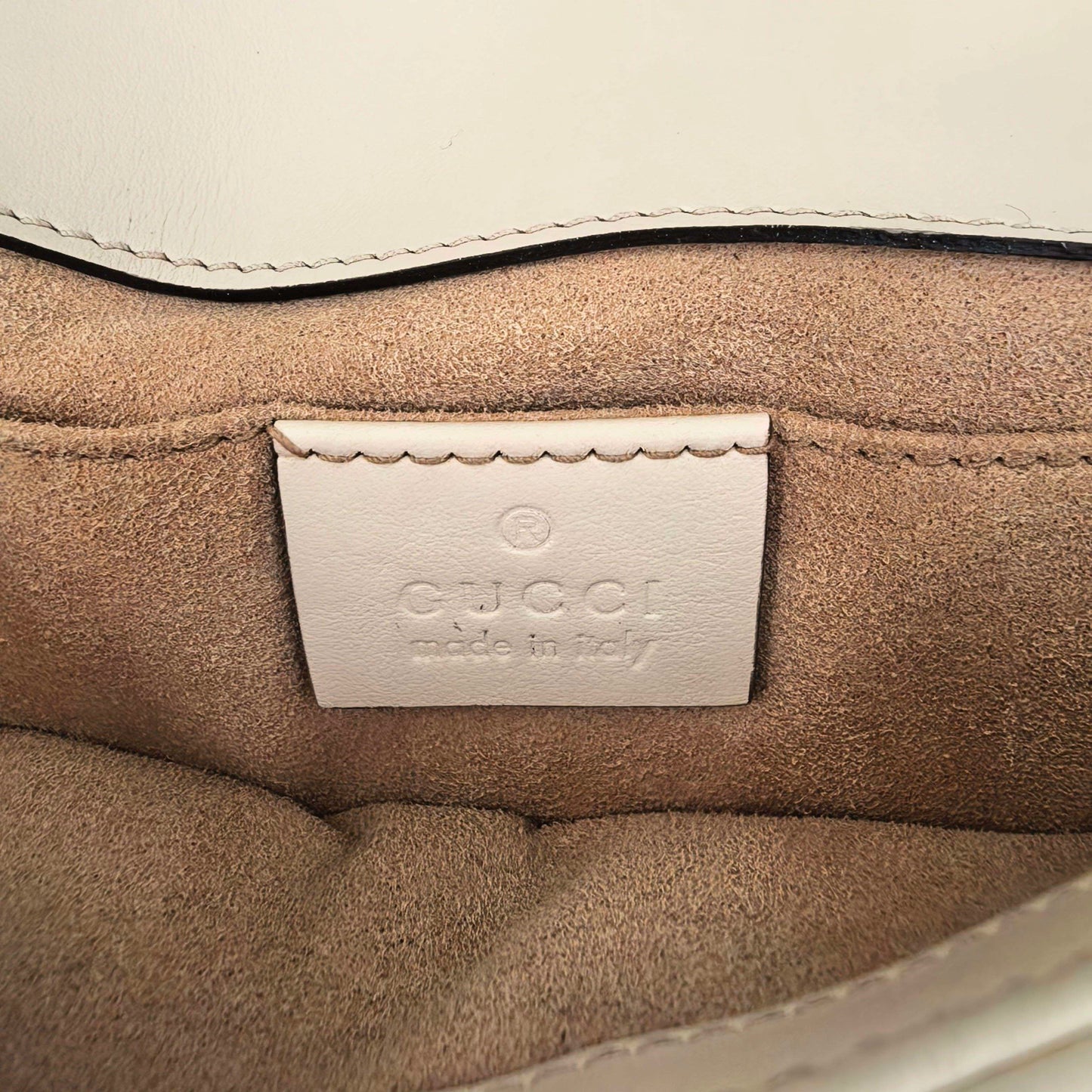 Gucci - Marmont - Leather - Beige - (small)